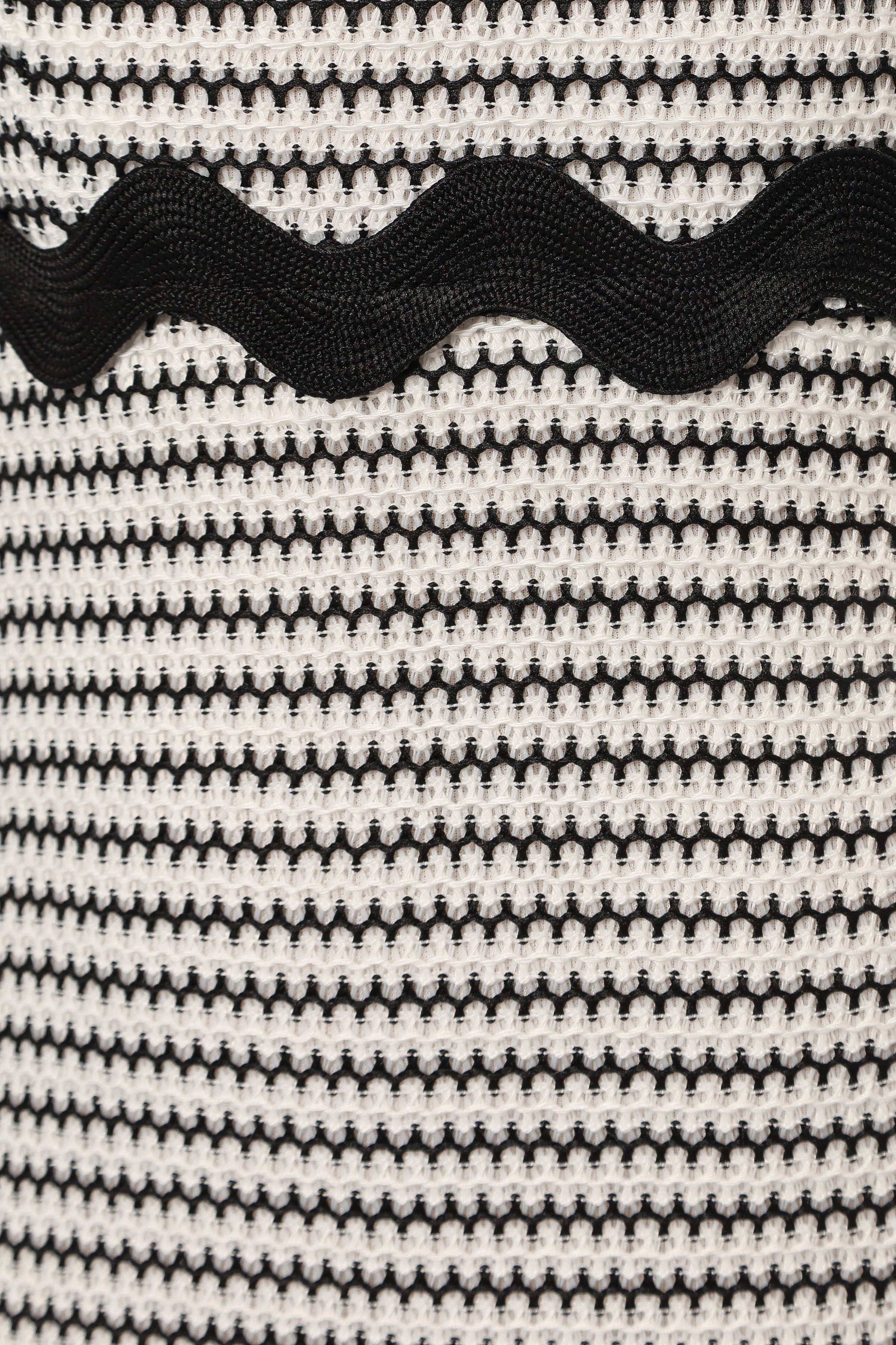 DRESSES @Savvy Midi Dress - Black/White