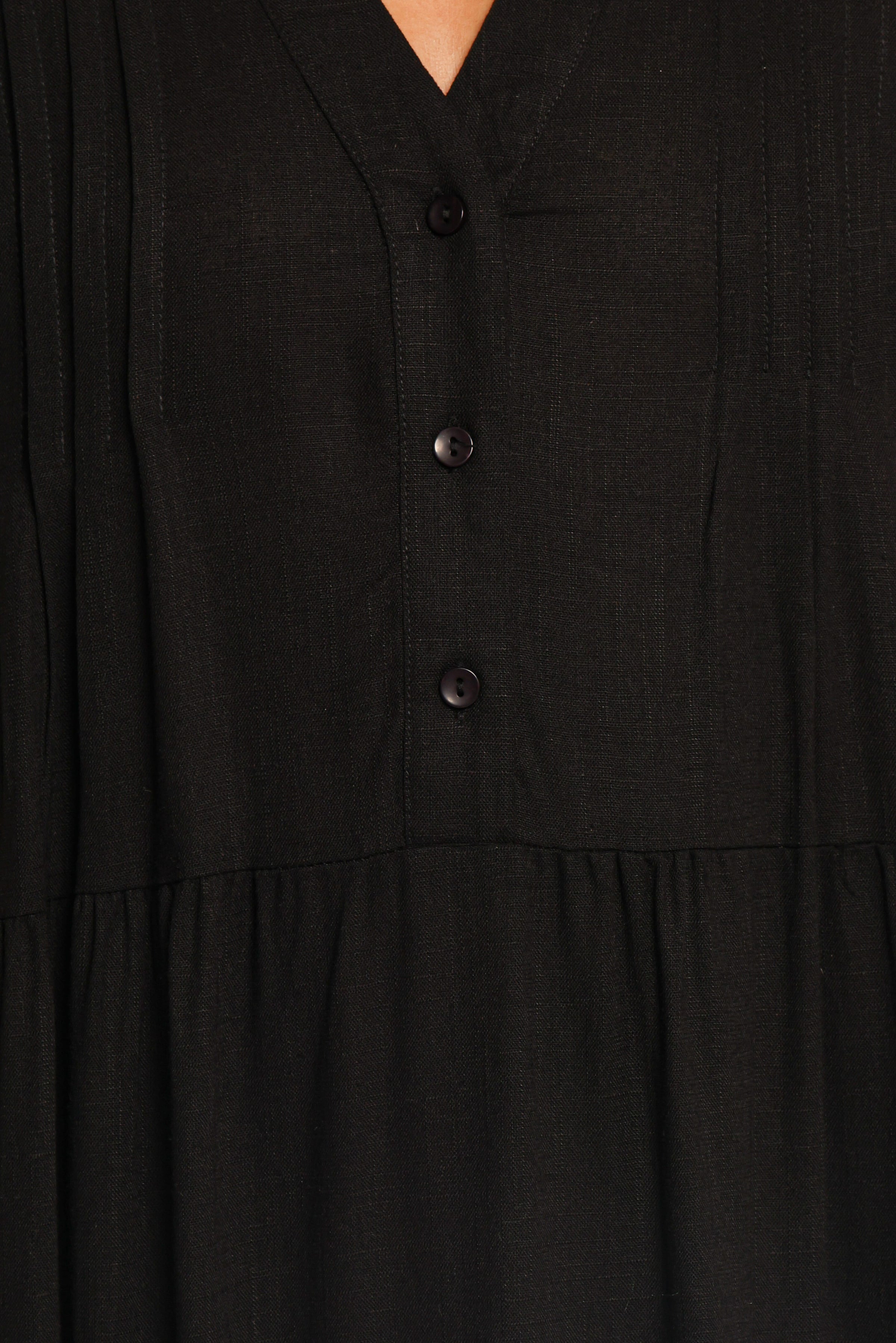 DRESSES Scott Midi Dress - Black