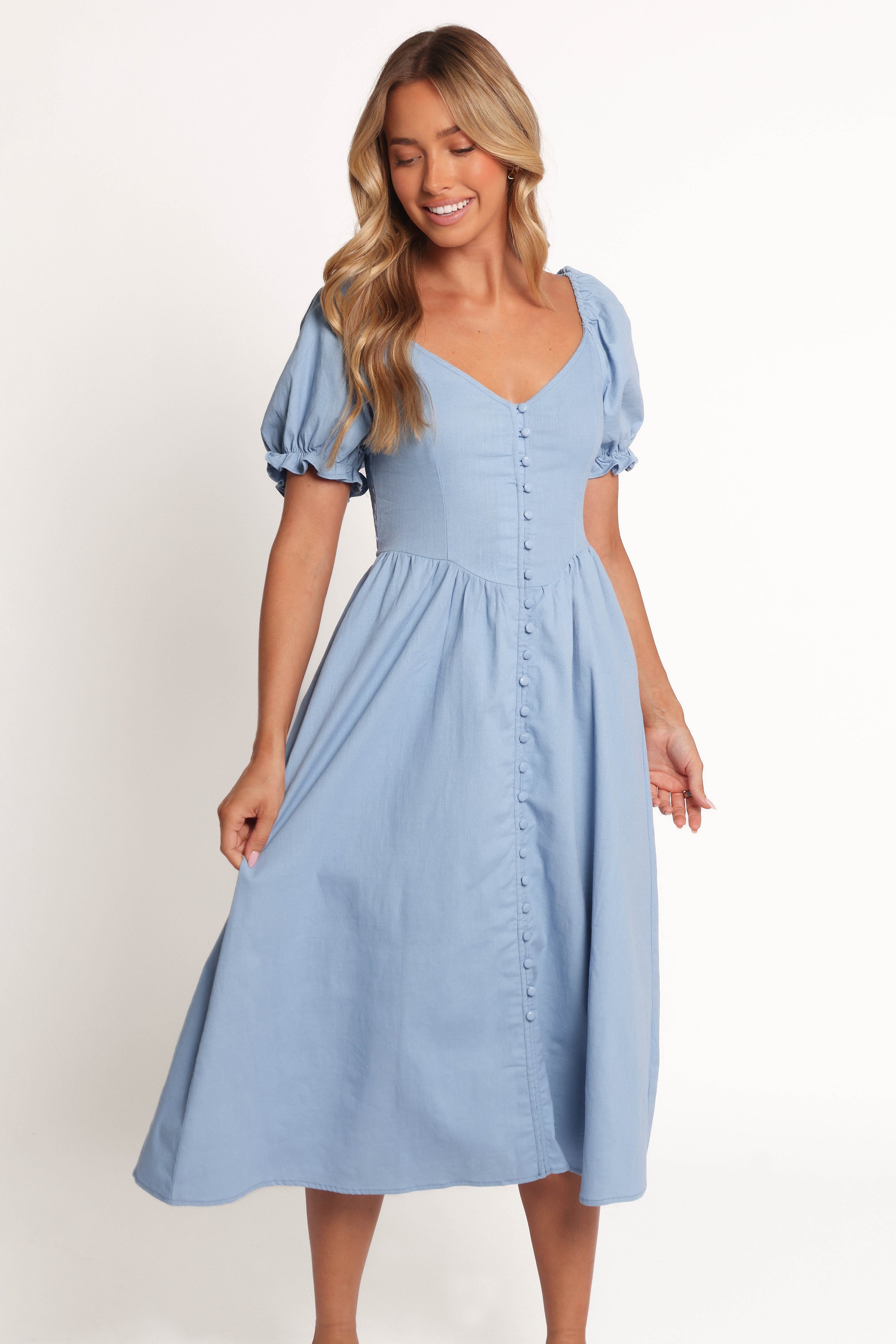 DRESSES Serenade Midi Dress - Blue