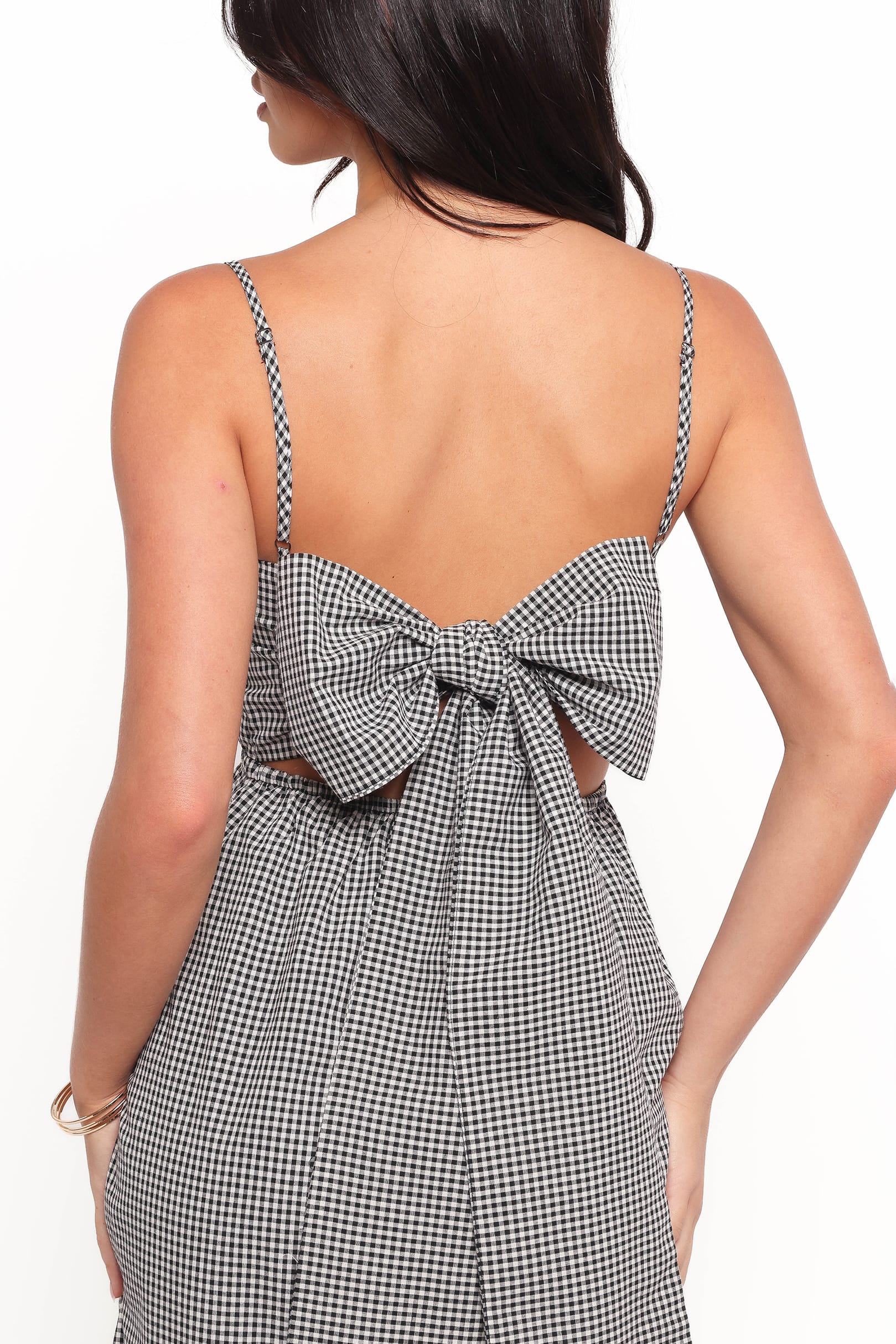 DRESSES Serene Maxi Dress - Black Gingham