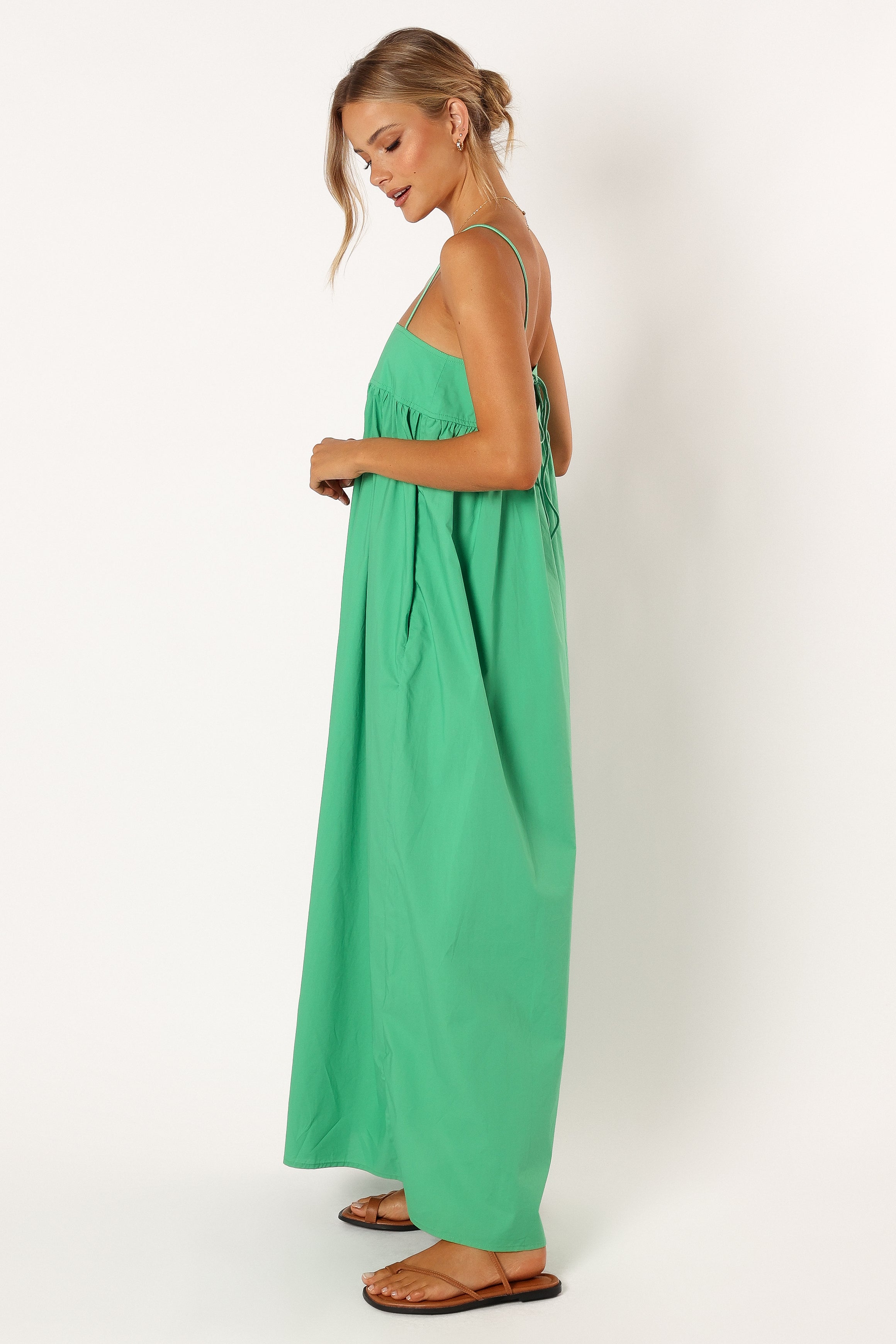 DRESSES @Serina Maxi Dress - Green