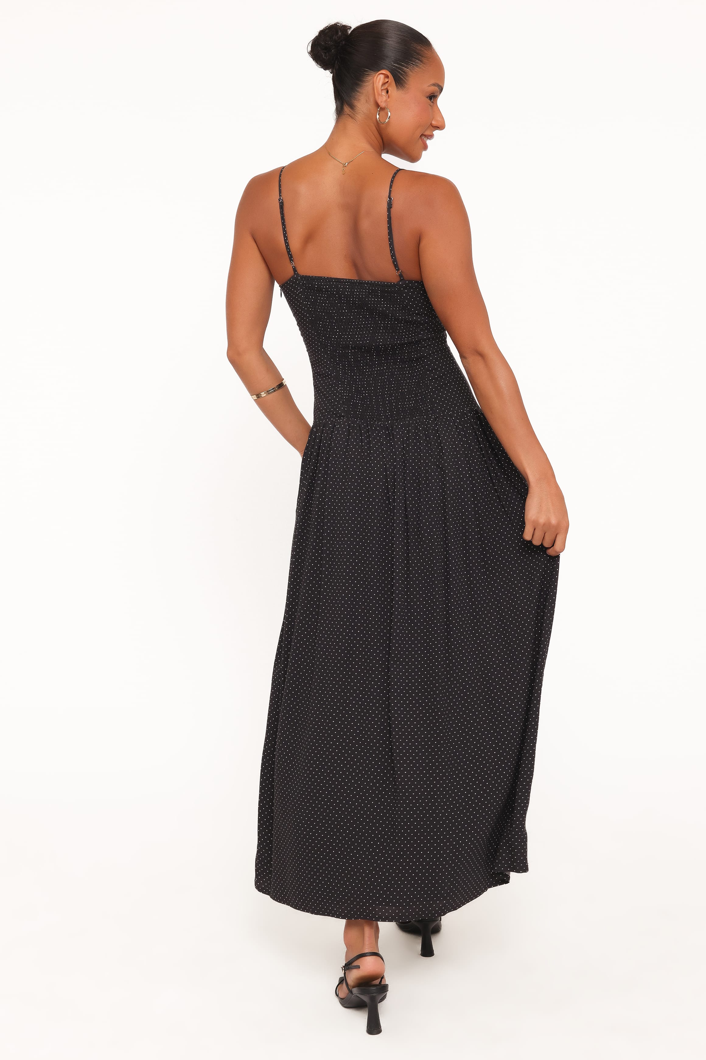 DRESSES Shanice Maxi Dress - Black Polka Dot