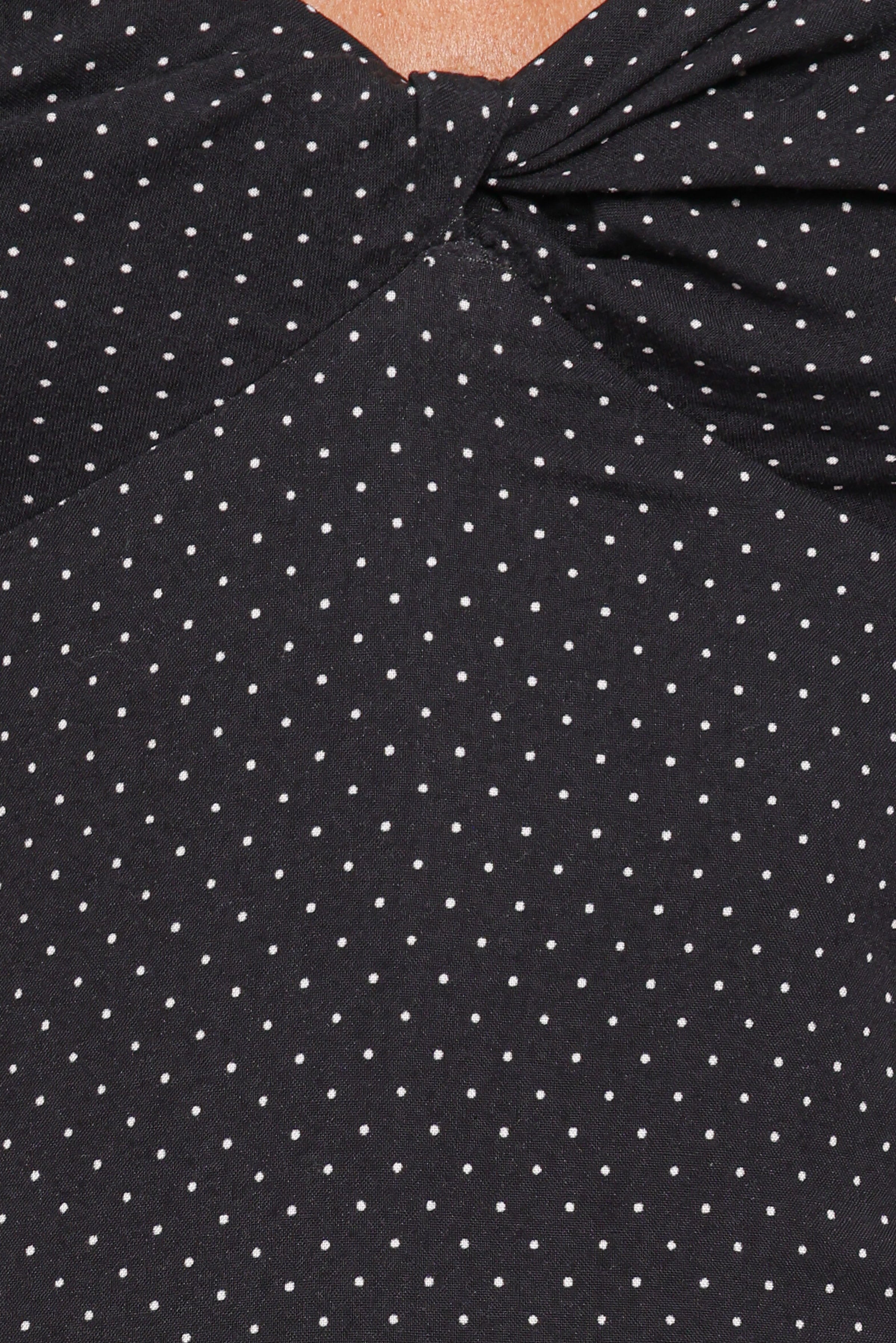 DRESSES Shanice Maxi Dress - Black Polka Dot