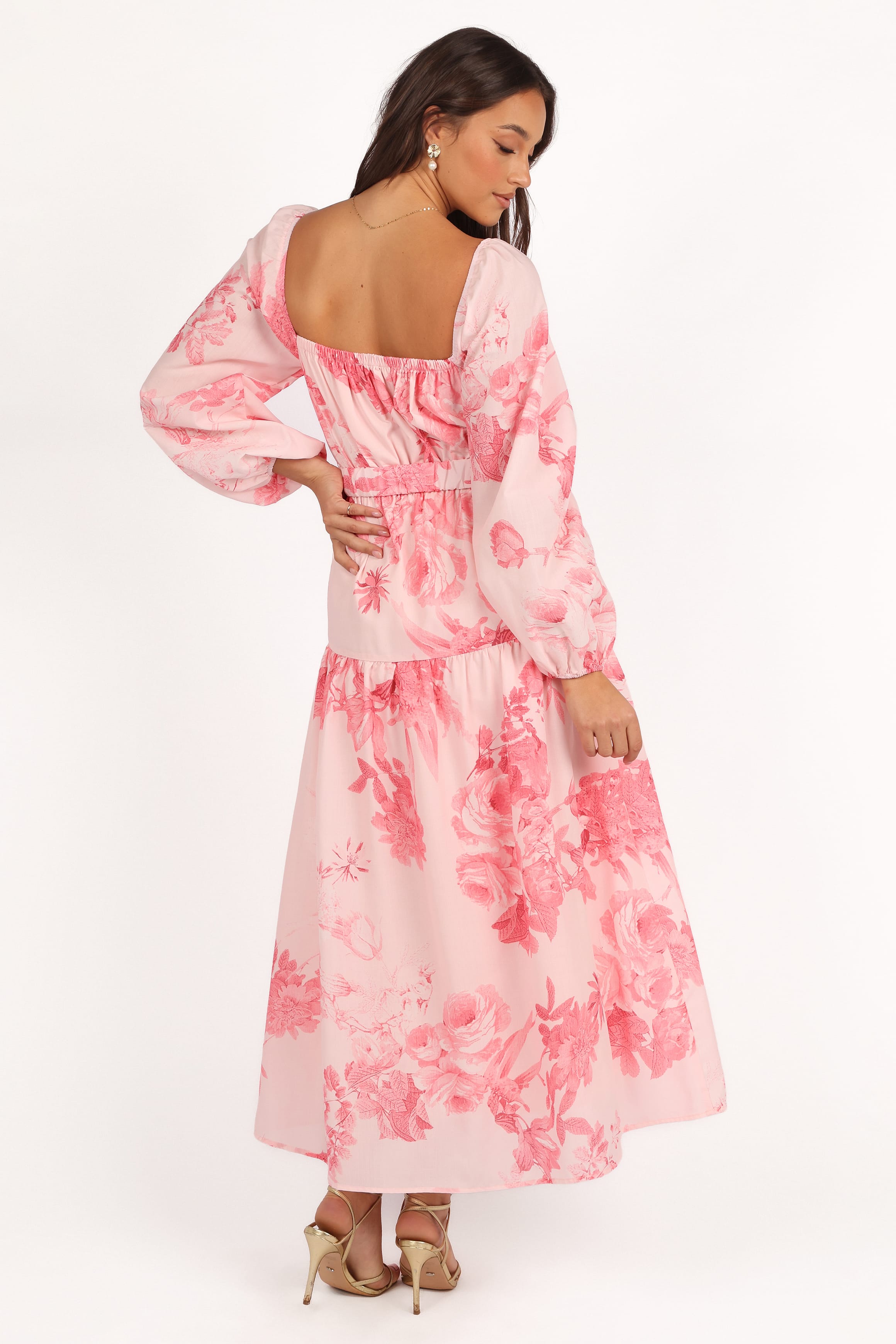 DRESSES Sharine Long Sleeve Dress - Pink Floral