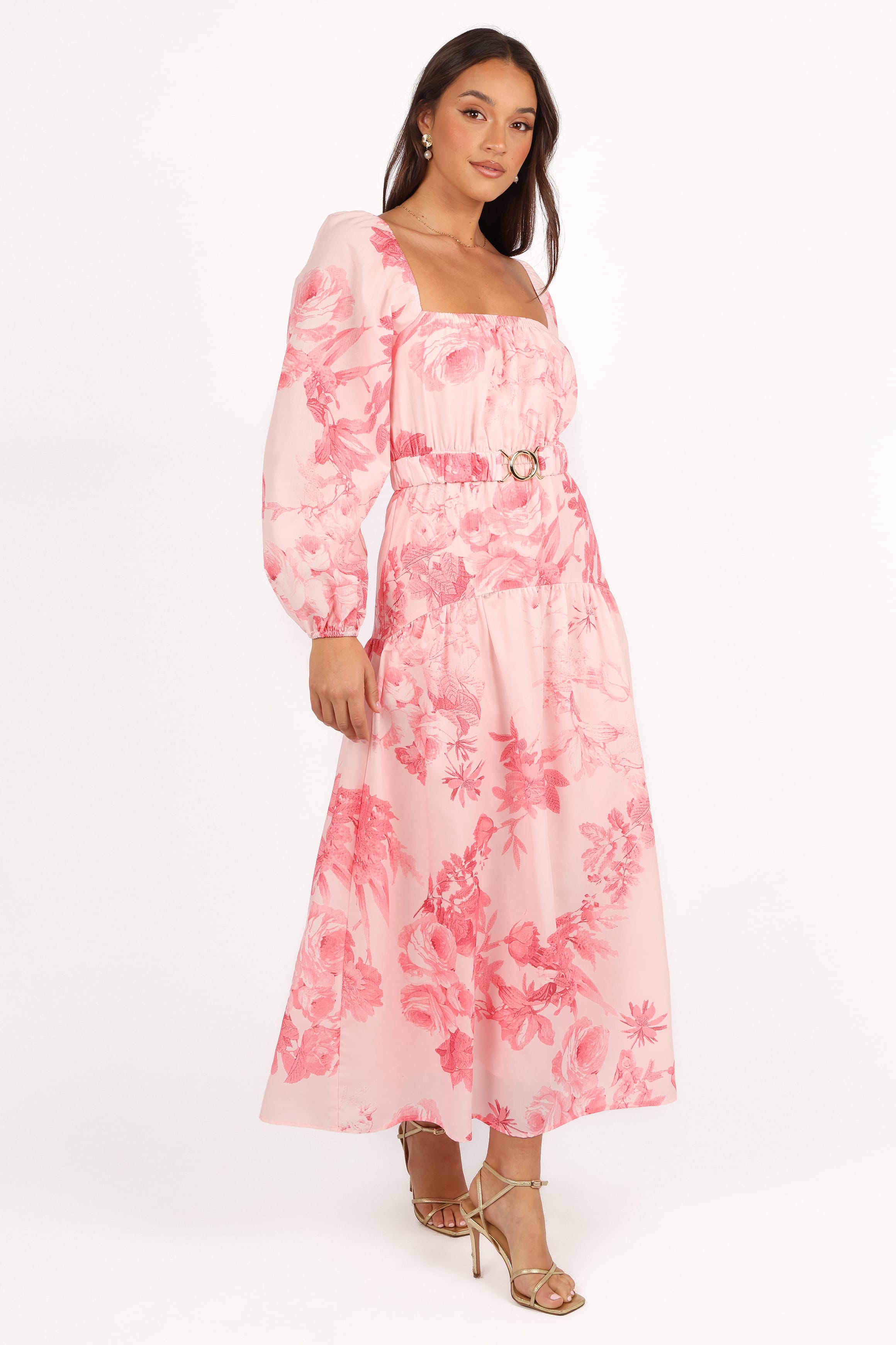 DRESSES Sharine Long Sleeve Dress - Pink Floral