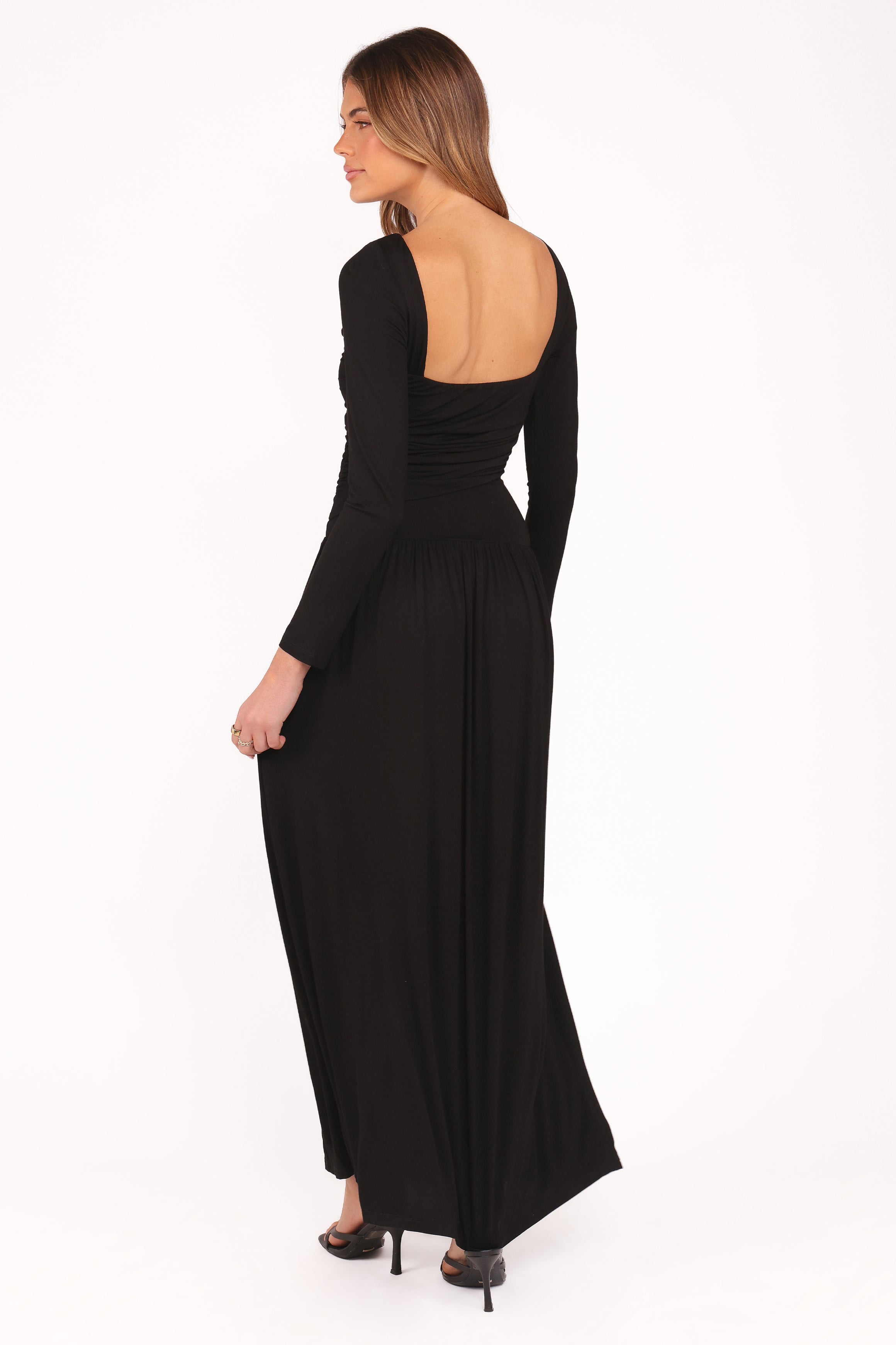 DRESSES Shirley Long Sleeve Maxi Dress - Black