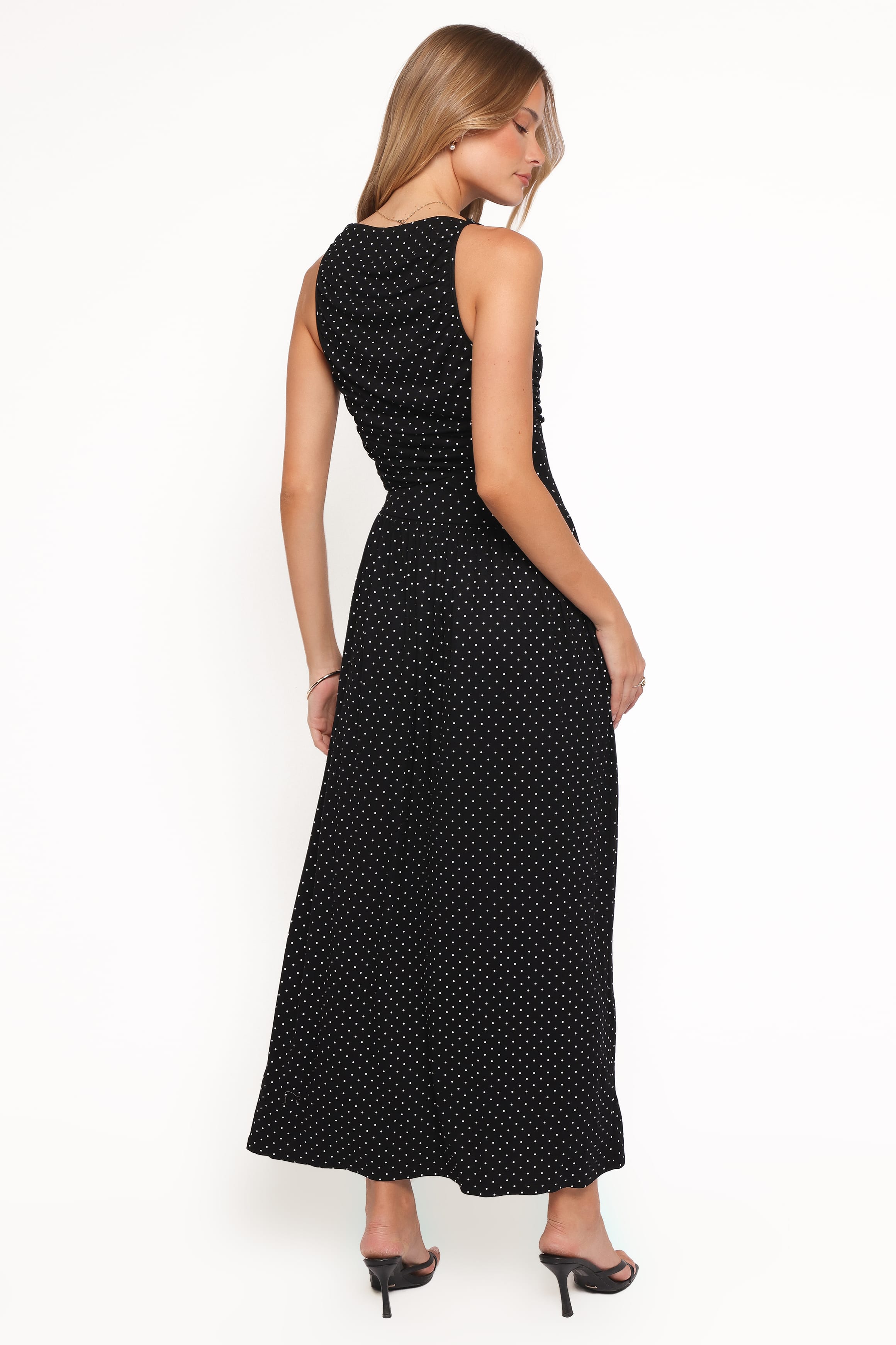 DRESSES Shirley Maxi Dress - Black Polka Dot