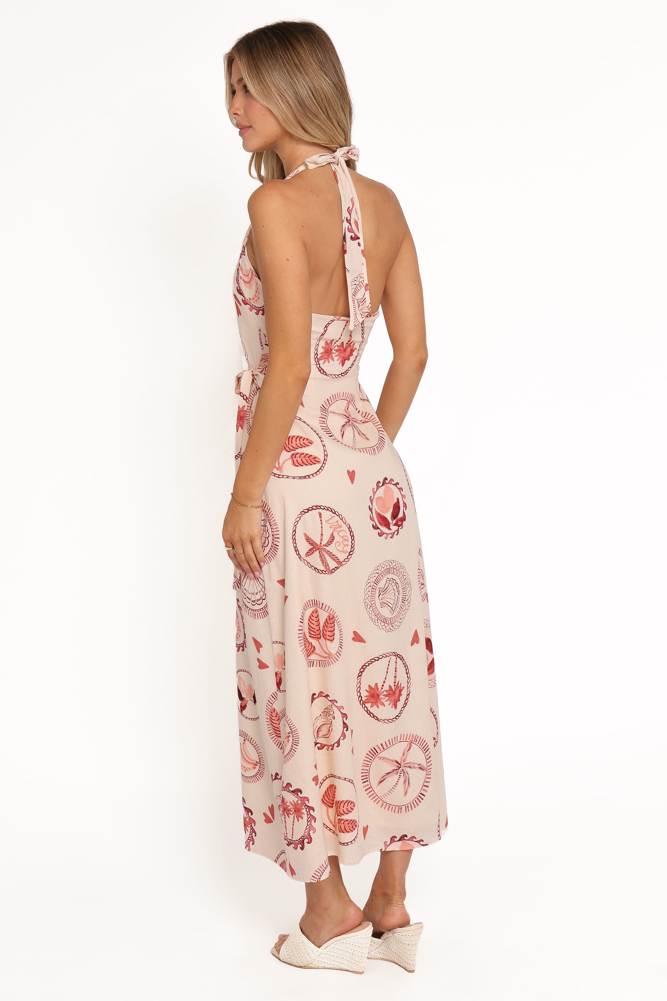 DRESSES Sierra Wrap Midi Dress - Vacay Print