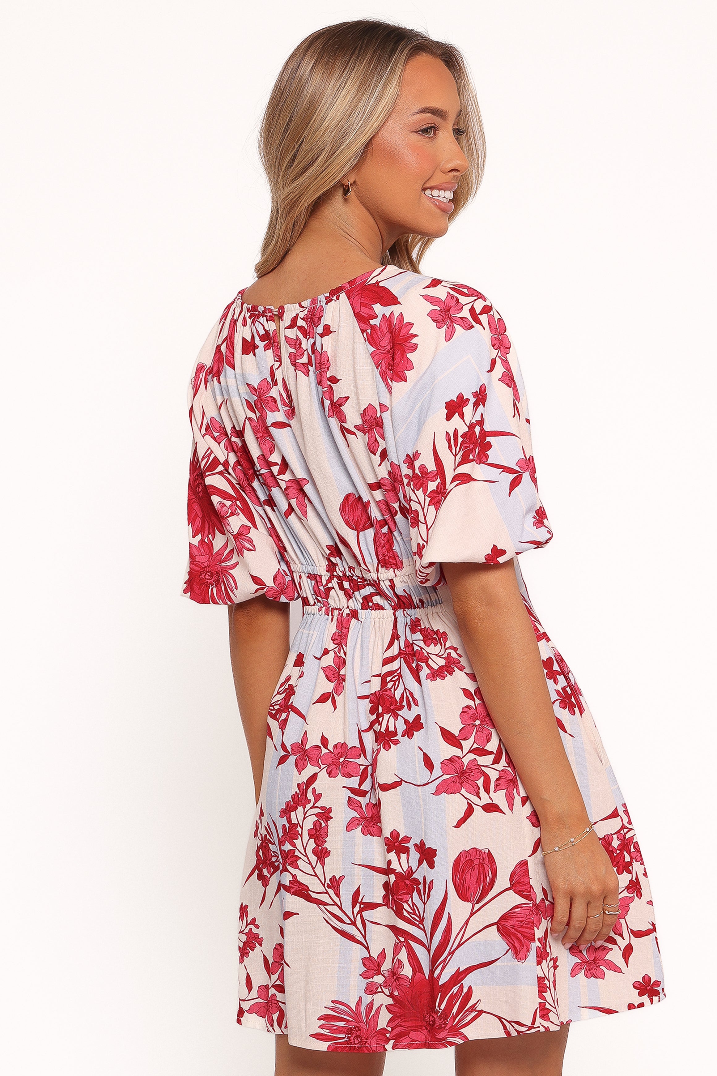 DRESSES Simmons Mini Dress - Fuchsia Floral