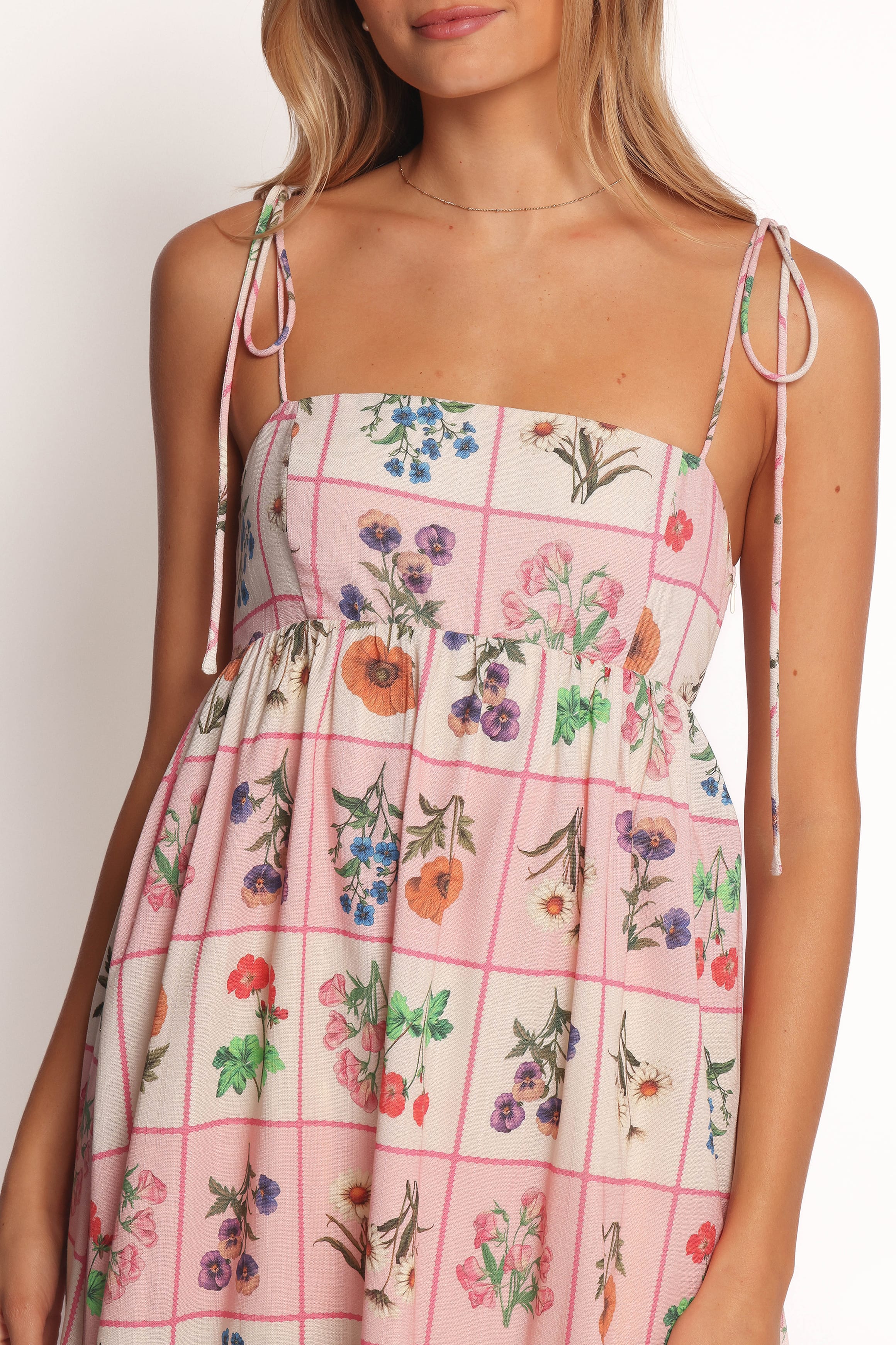 DRESSES Simona Maxi Dress - Pink Floral Tile