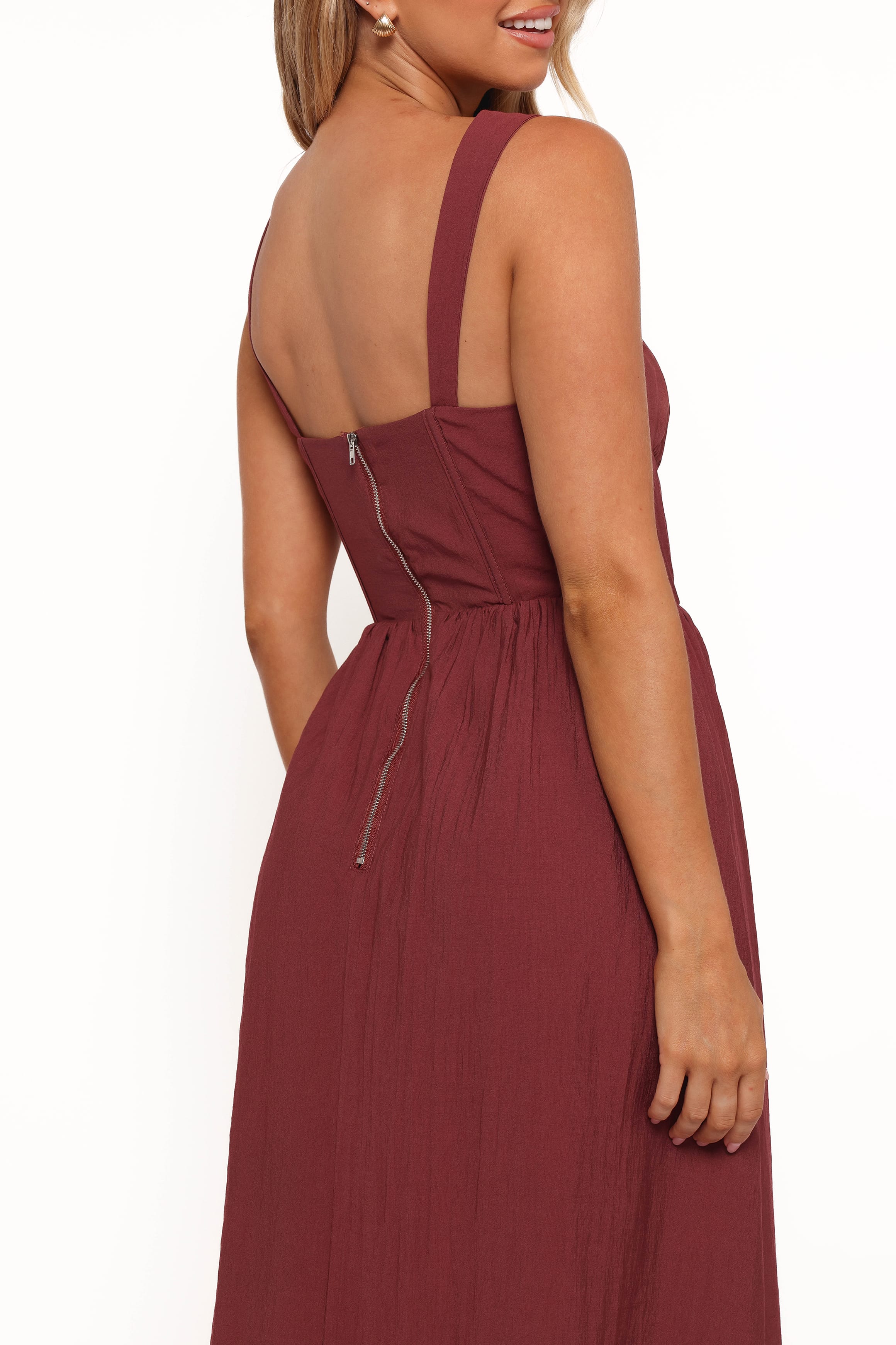 DRESSES Sofie Midi Dress - Brick