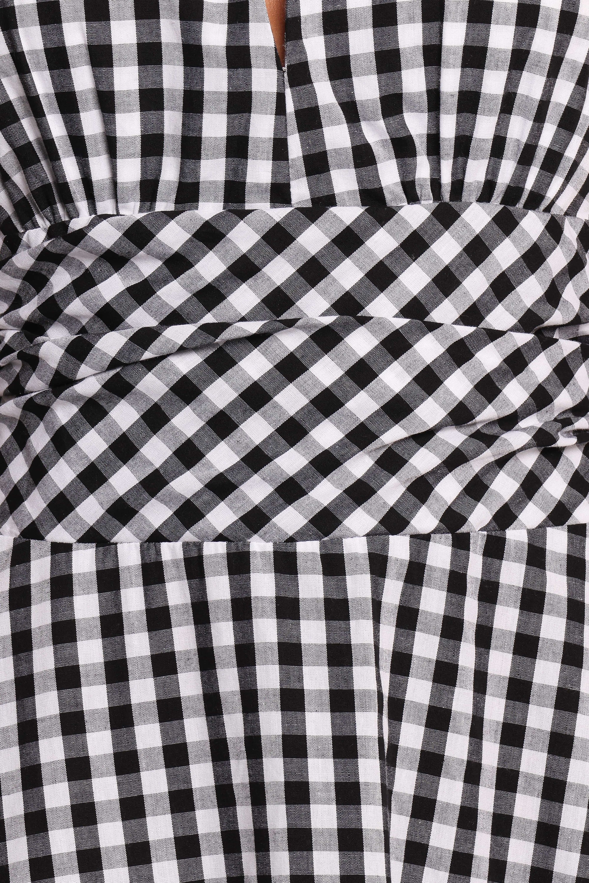 DRESSES Solene Maxi Halterneck Dress - Black/White