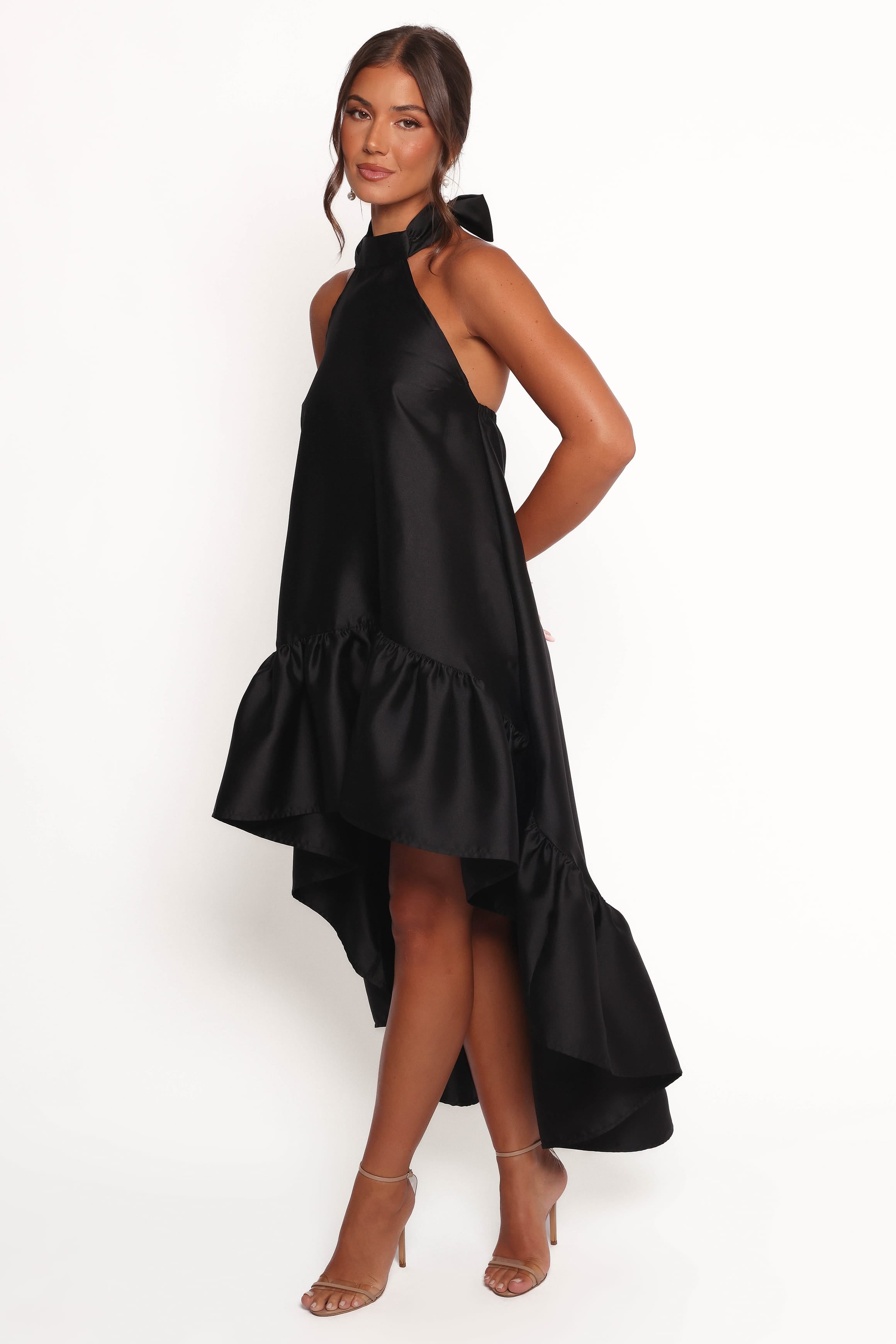 DRESSES Soren Halterneck Midi Dress - Black