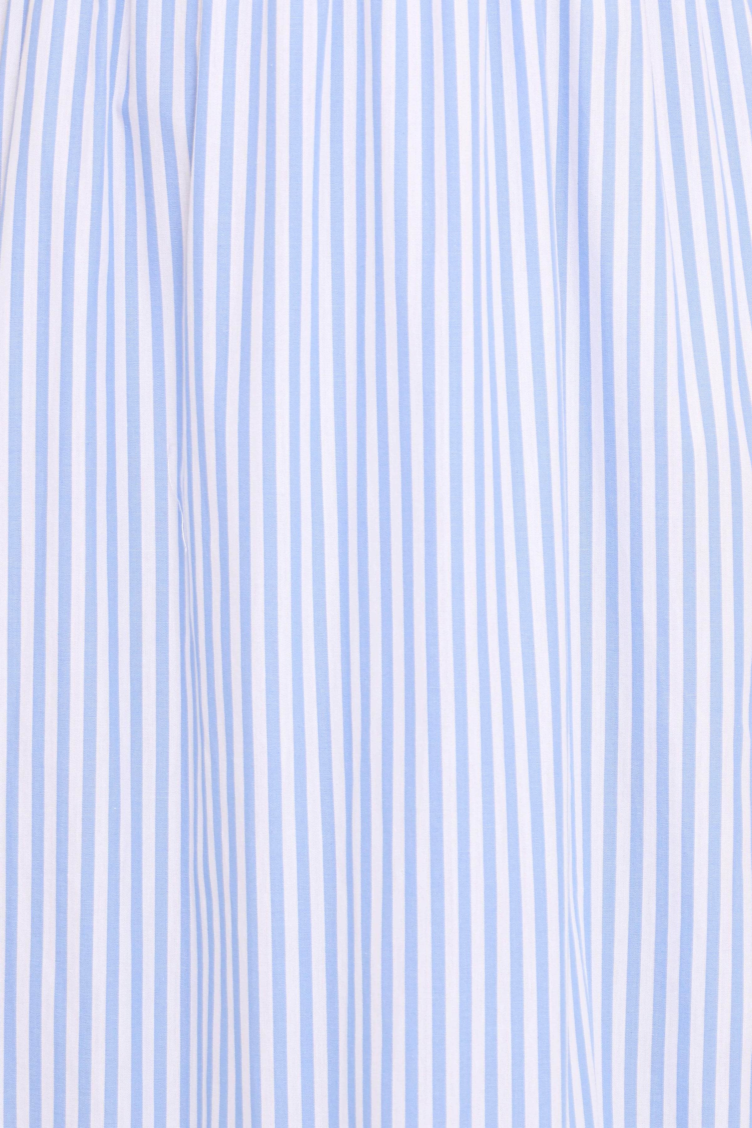 DRESSES Steele Puff Sleeve Midi Dress - Blue Stripe