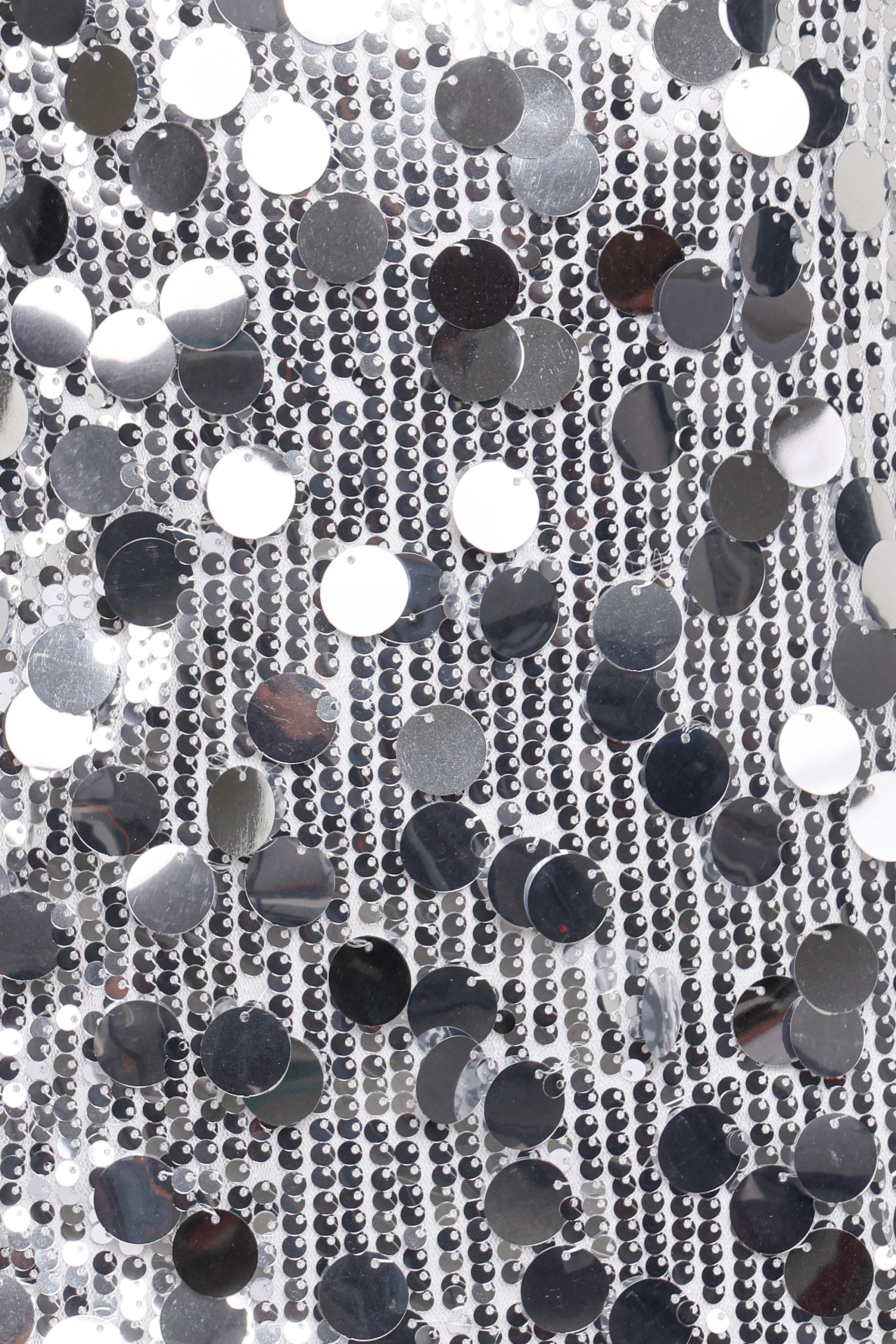 DRESSES Stella Sequin Mini Dress - Silver