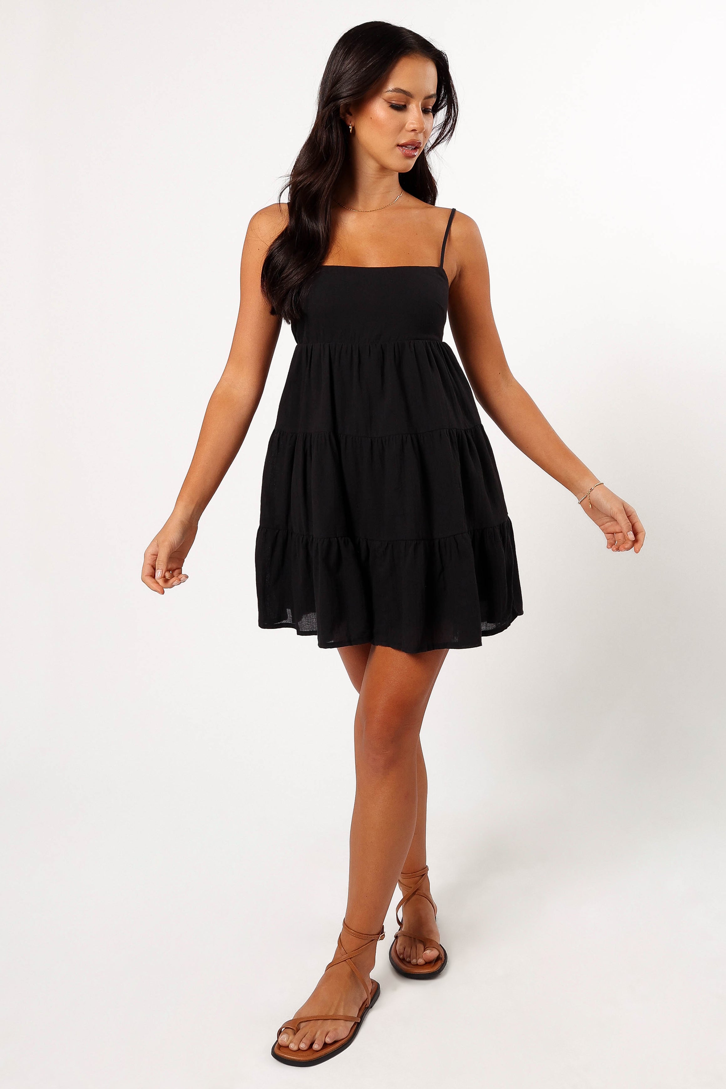 DRESSES @Stephen Mini Dress - Black (Hold for Euro Summer)