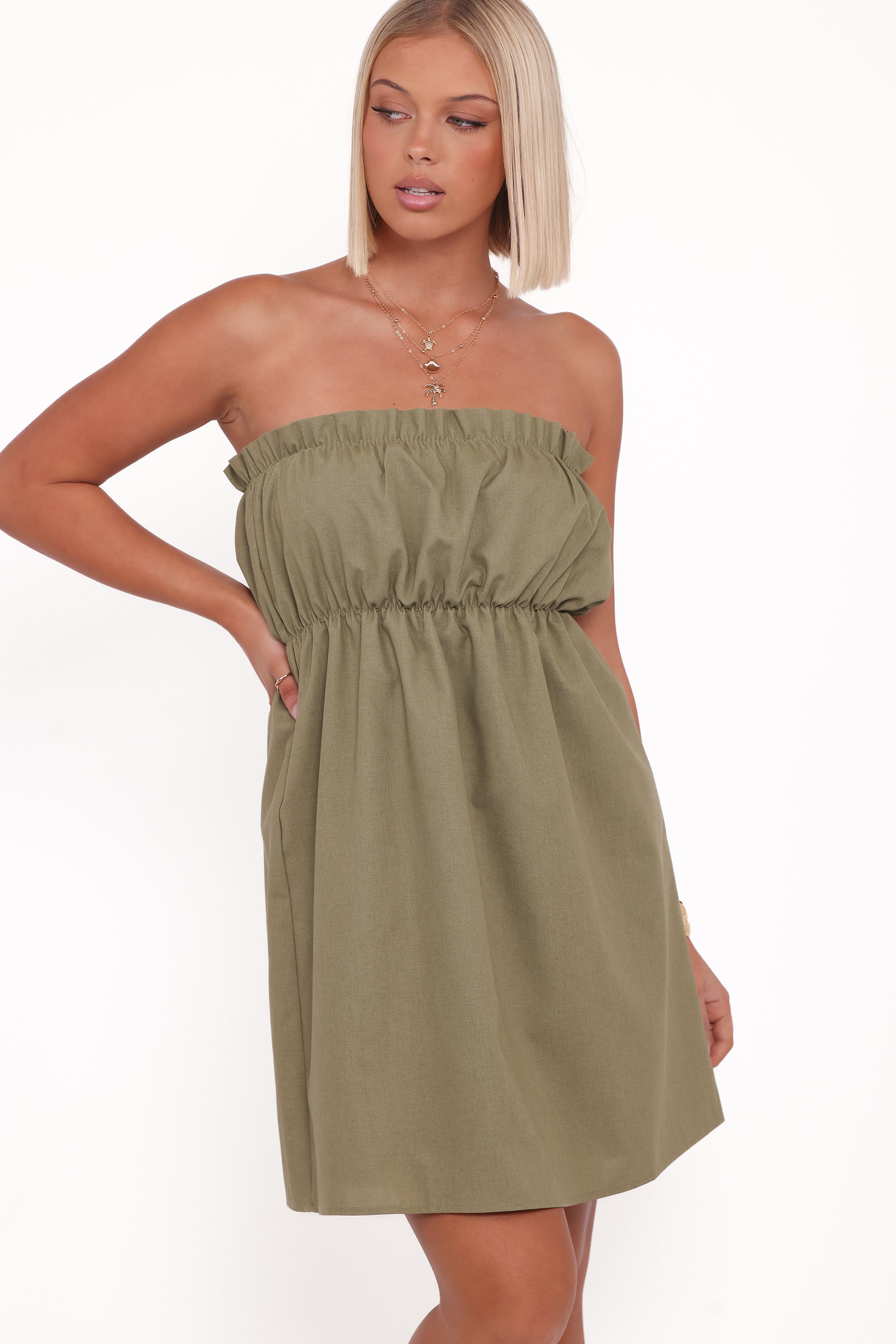 DRESSES Stratton Mini Dress - Leaf Green
