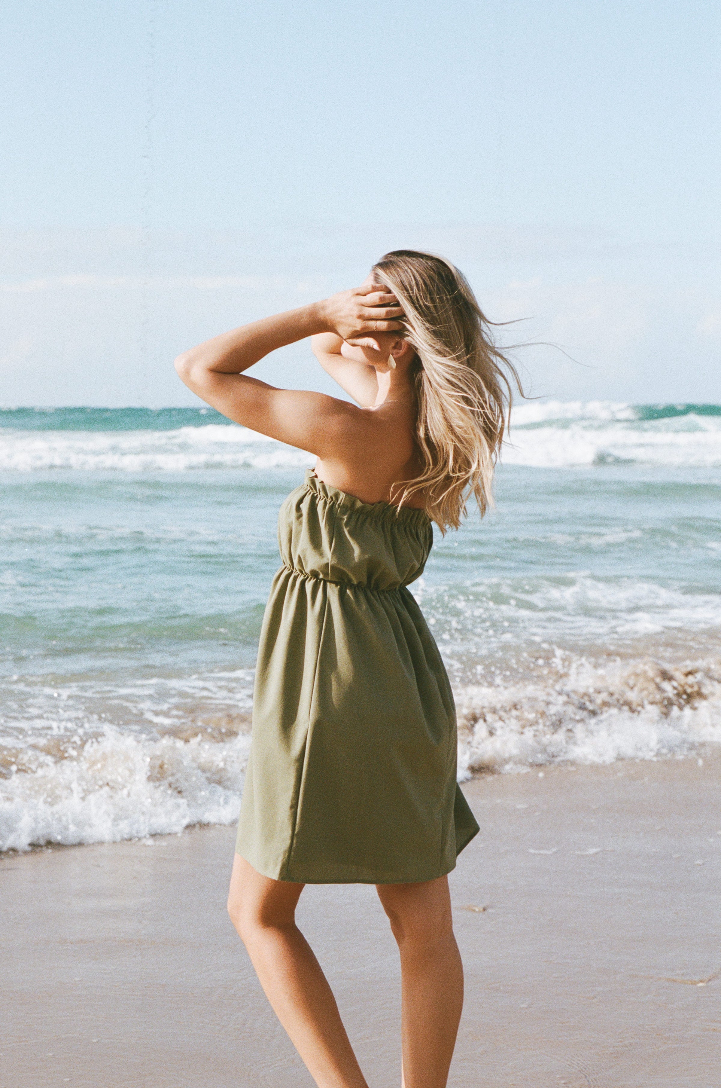 DRESSES Stratton Mini Dress - Leaf Green