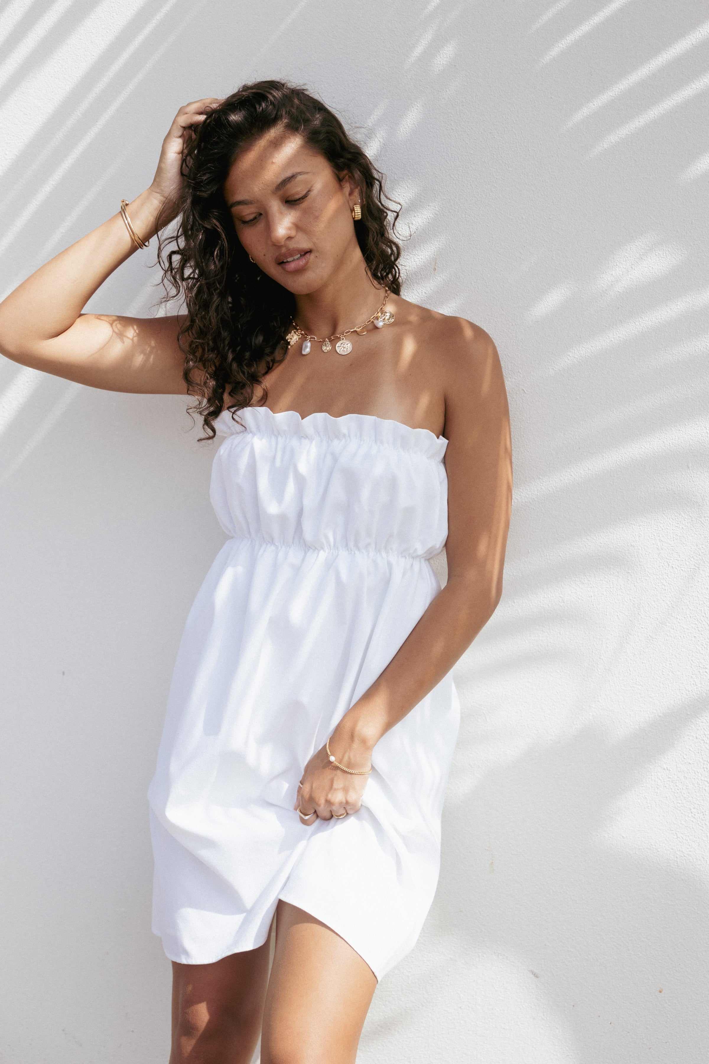 DRESSES Stratton Mini Dress - White