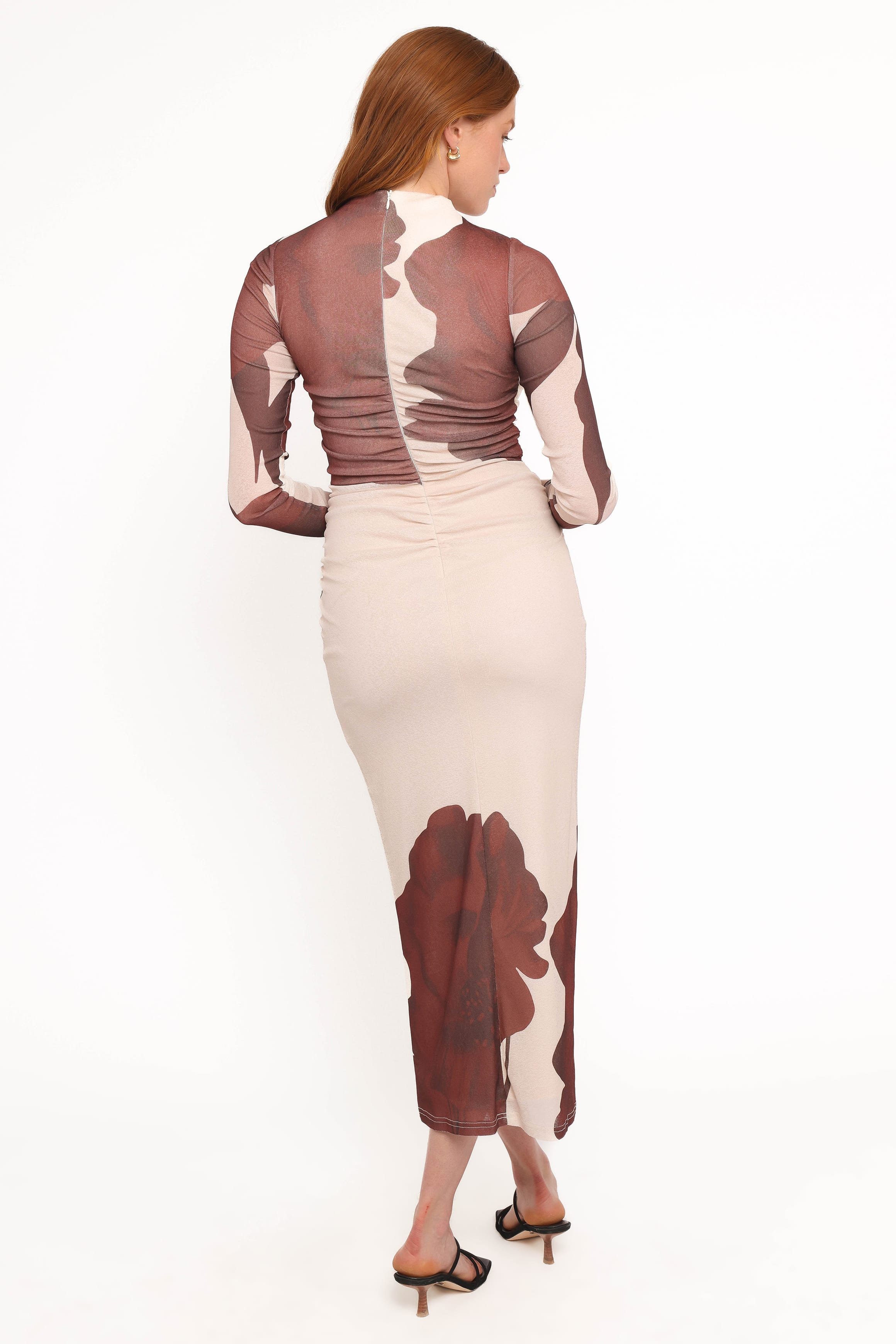DRESSES Sukin Midi Dress - Brown Floral