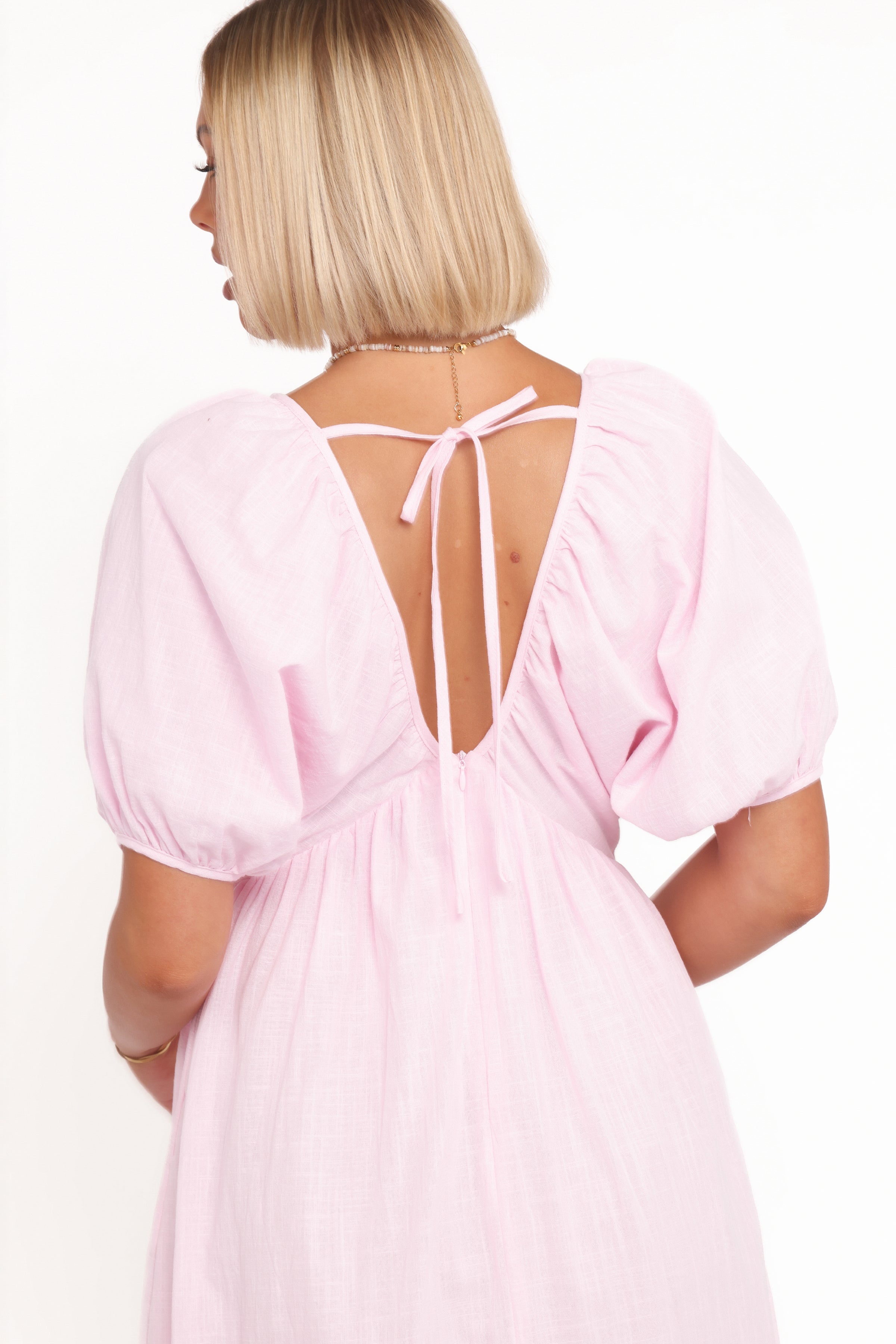 DRESSES Sullivan Puff Sleeve Maxi Dress - Pink