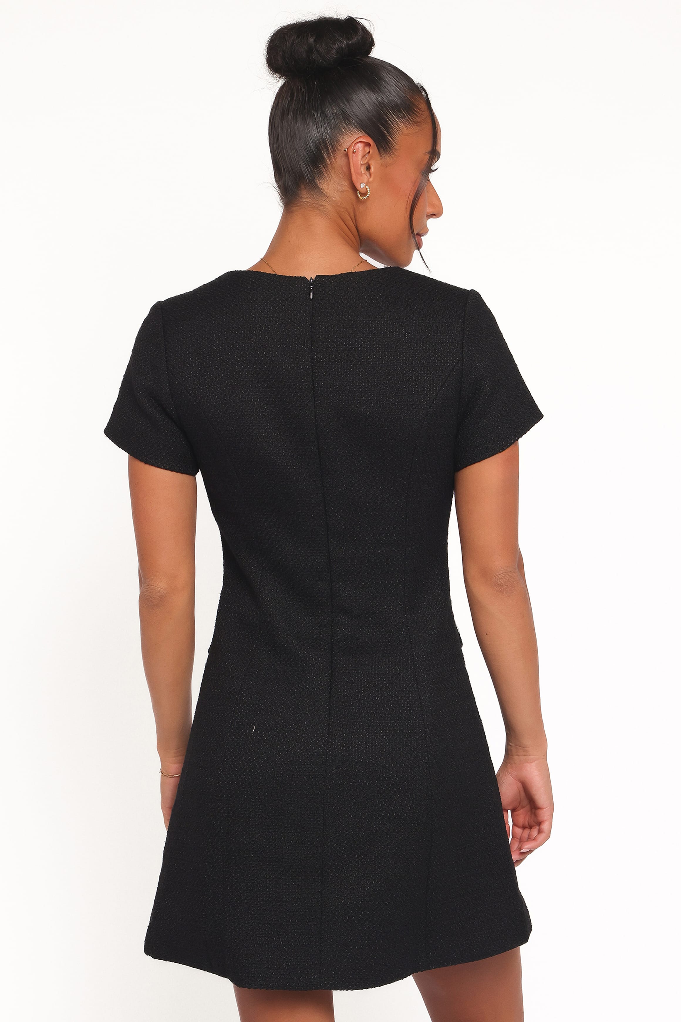 DRESSES Sutton Mini Dress - Black Tweed