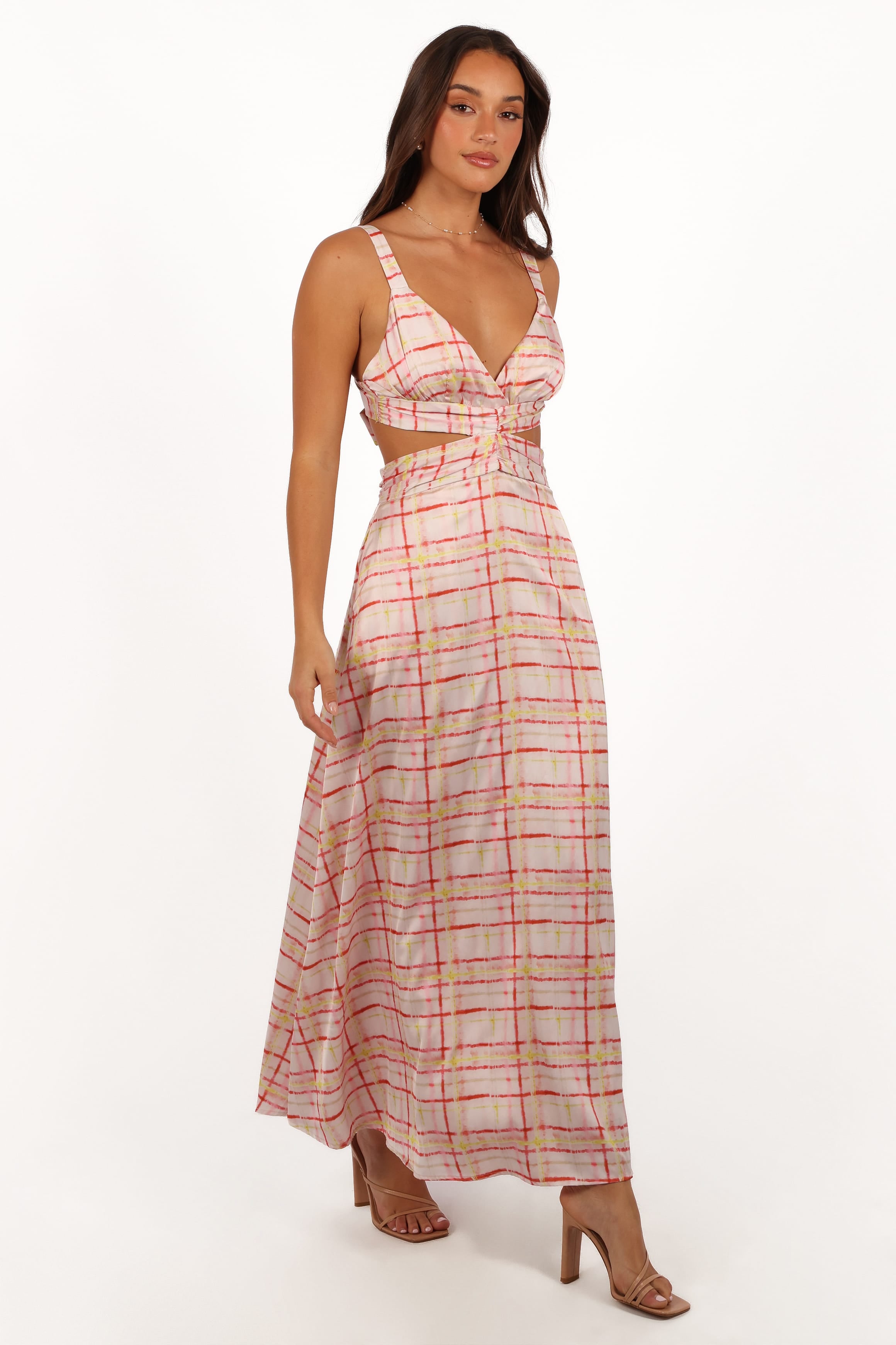 DRESSES Sydney Maxi Dress - Sunset Check