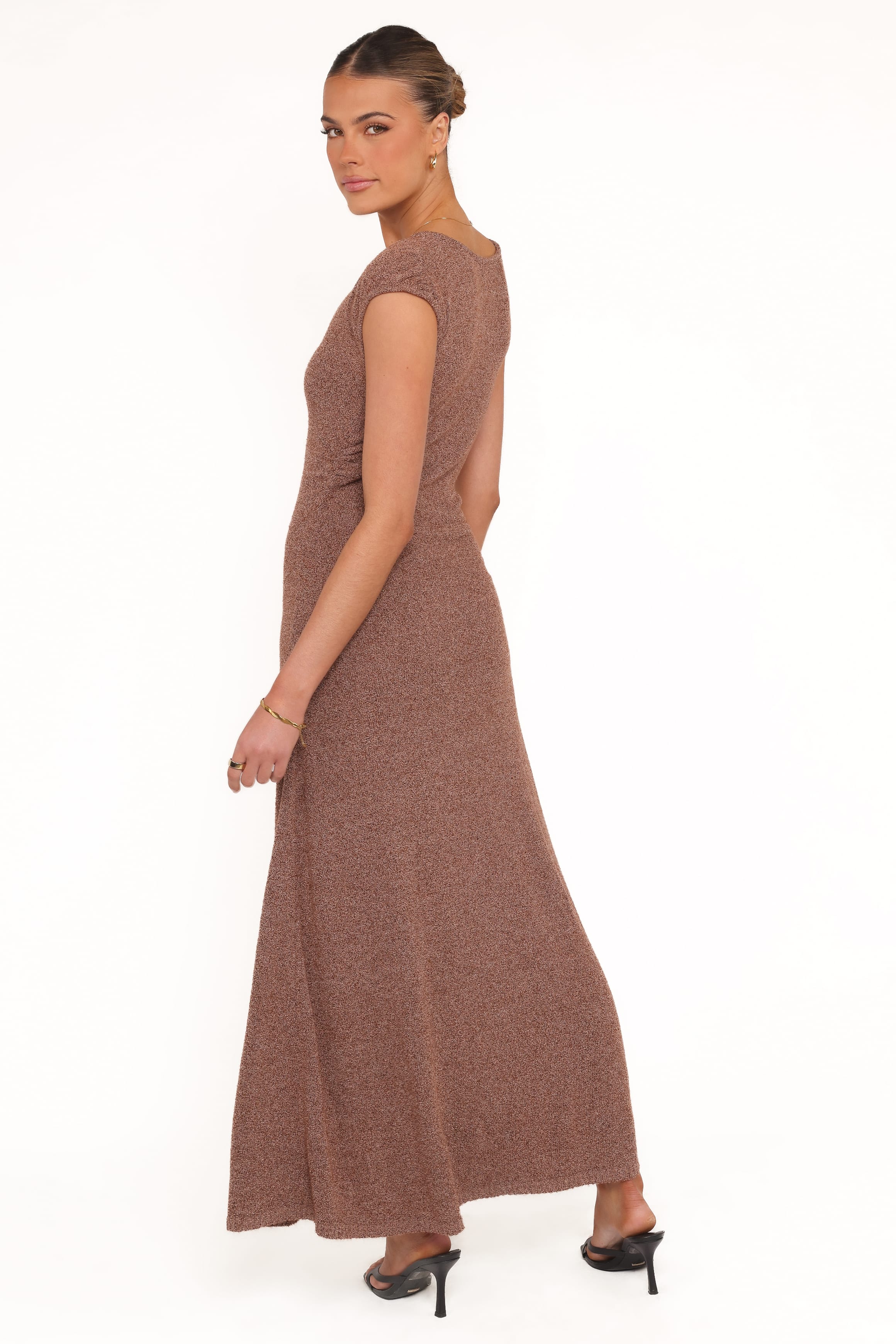 DRESSES Talisa Midi Dress - Brown Marle