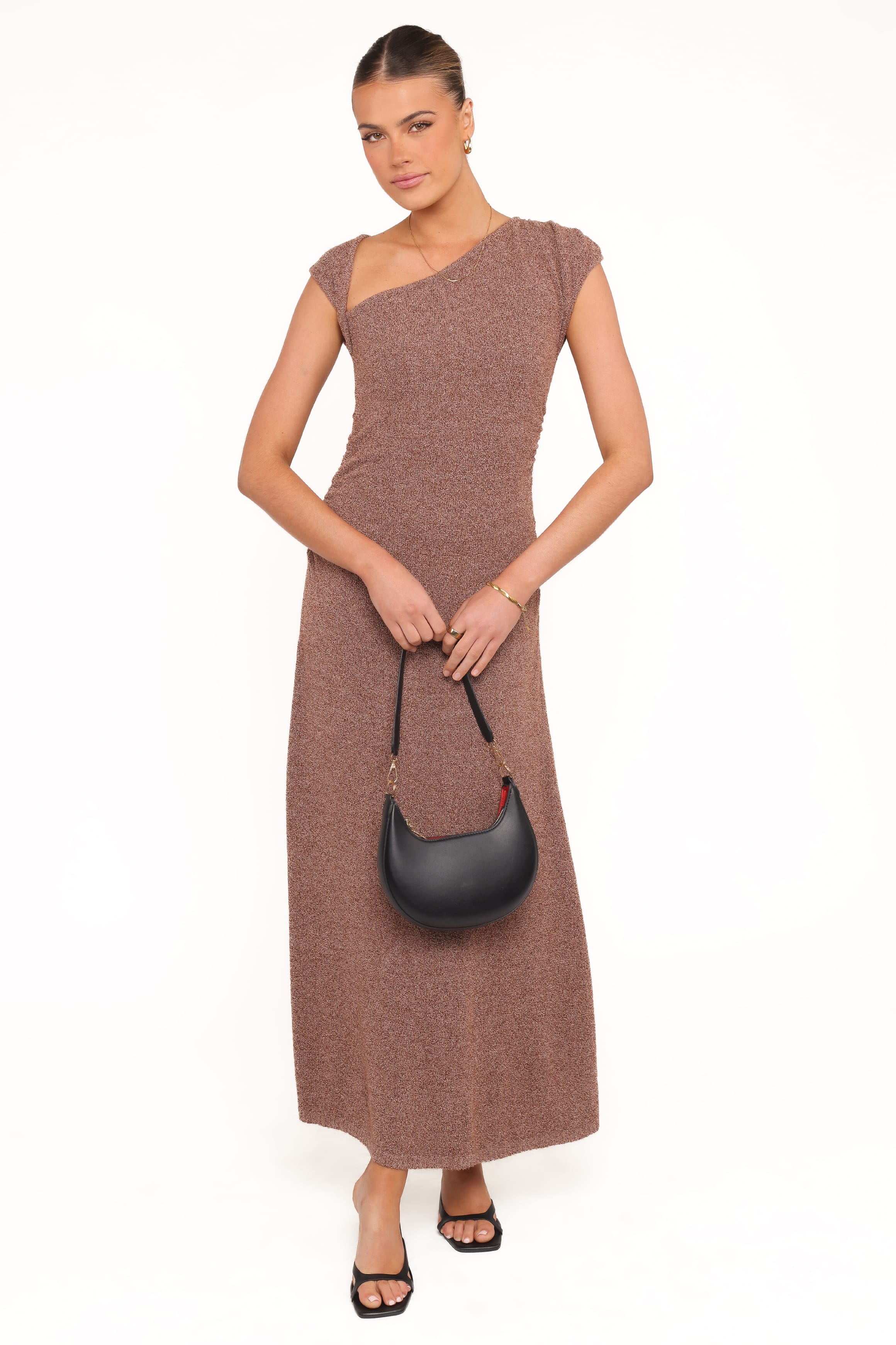 DRESSES Talisa Midi Dress - Brown Marle