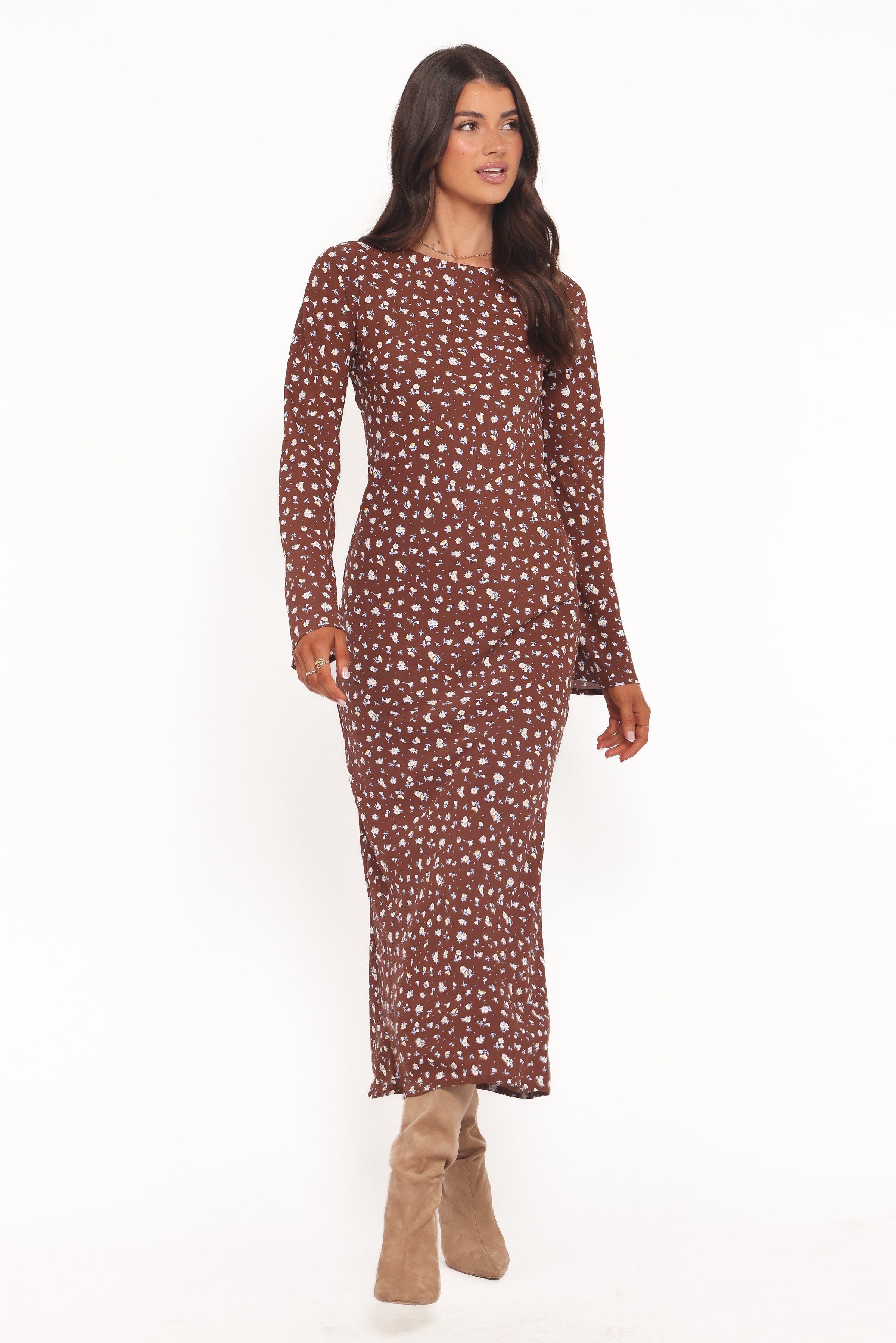 DRESSES Talitha Maxi Dress - Brown Floral