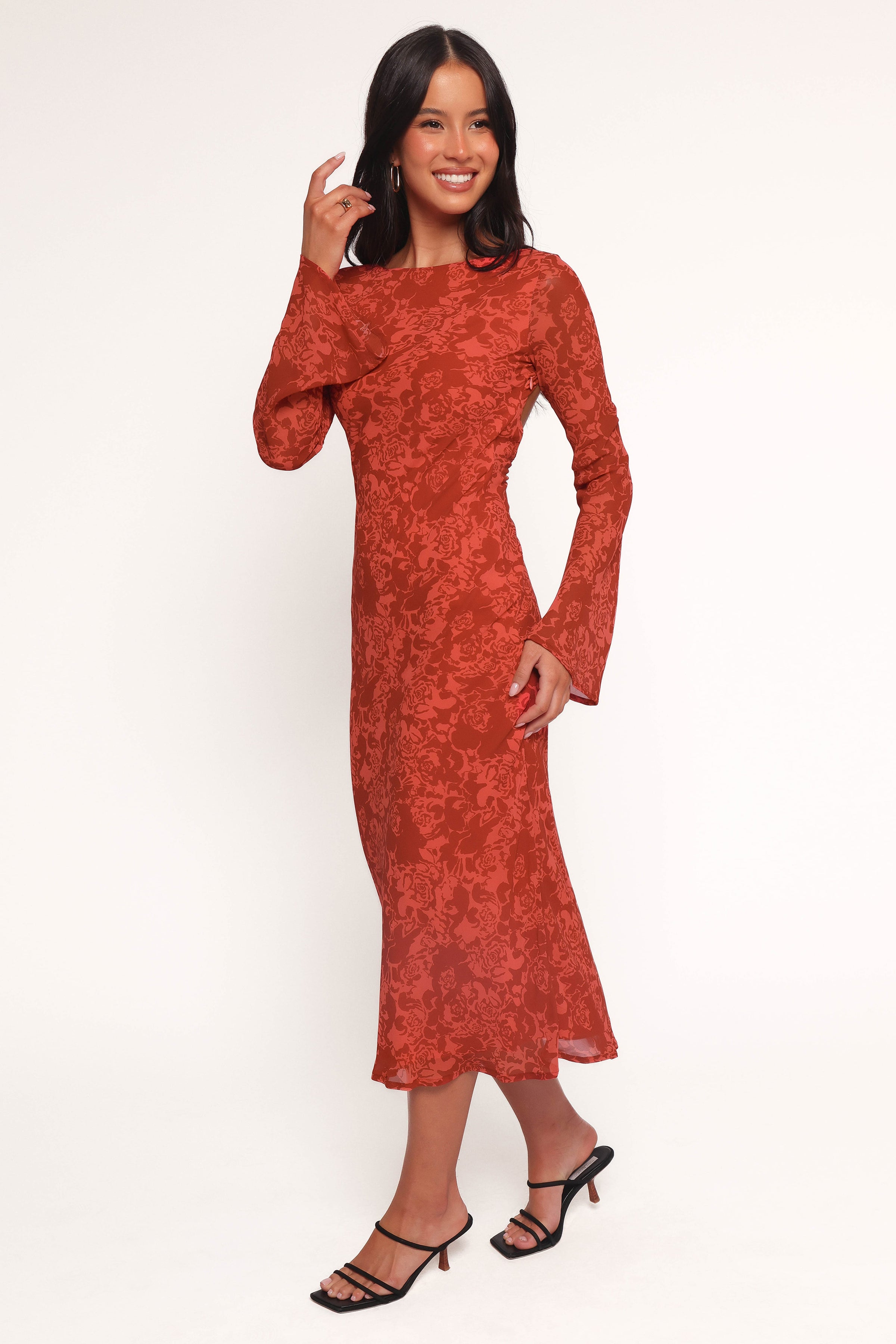 DRESSES Talitha Maxi Dress - Red Roses