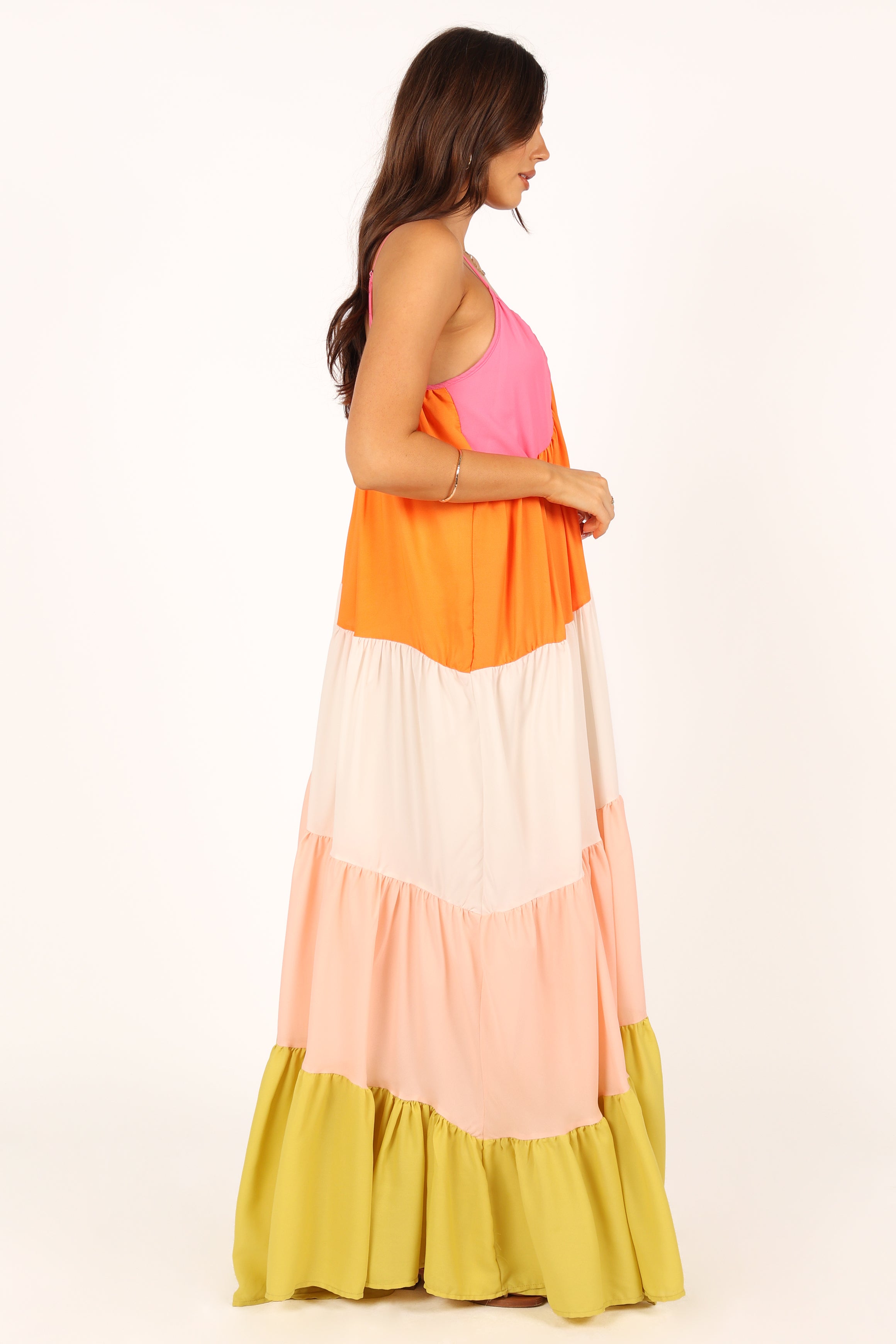 DRESSES @Tallulah Tiered Maxi Dress - Multi