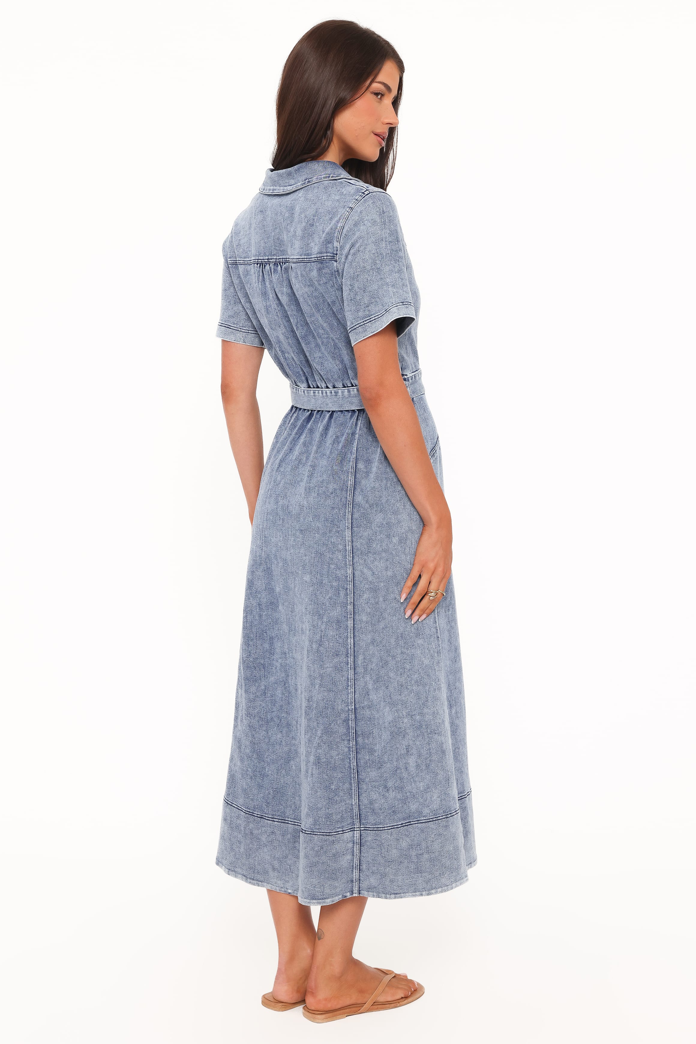 DRESSES Tamara Maxi Dress - Med Denim