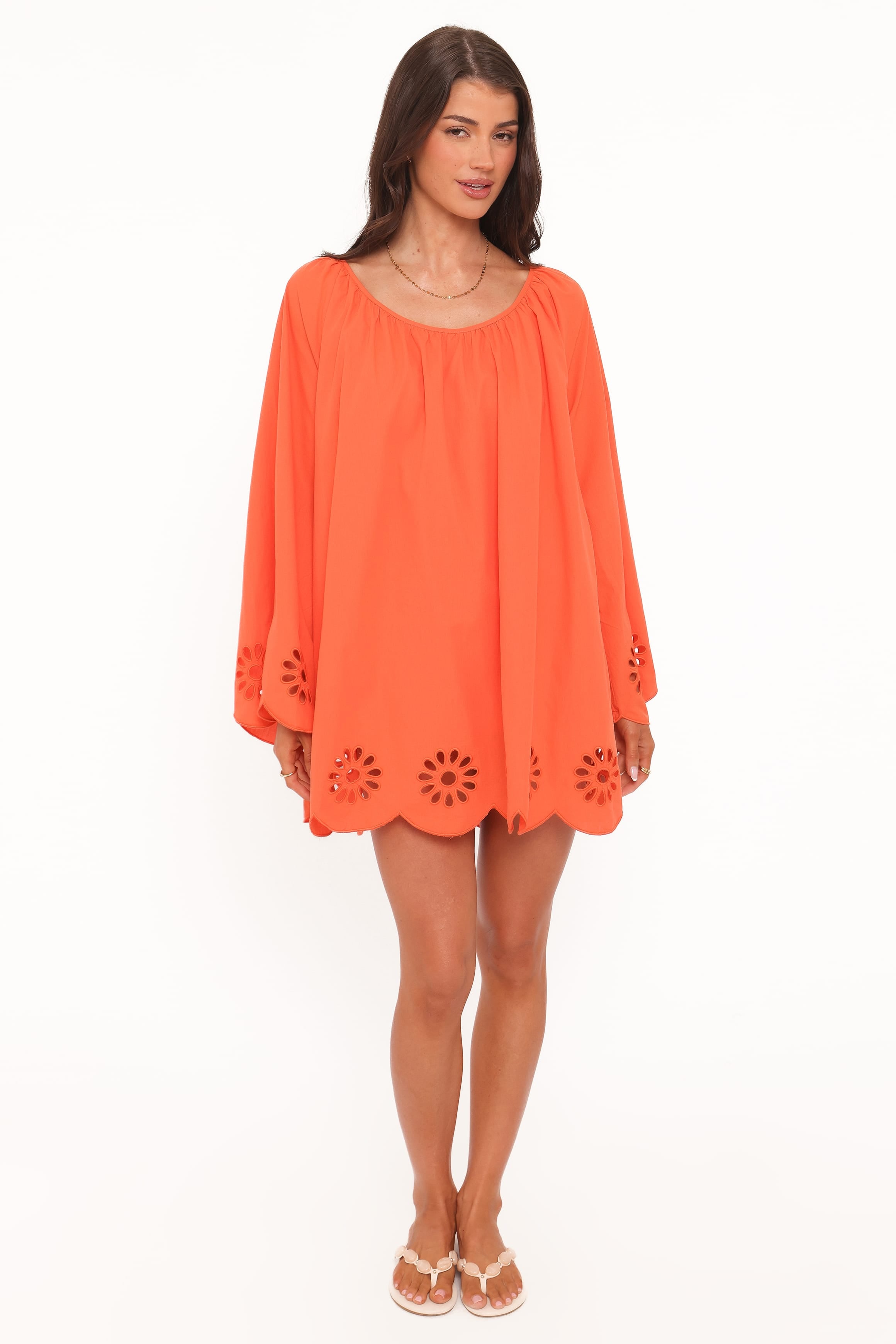 DRESSES Tampa Long Sleeve Mini Dress - Orange