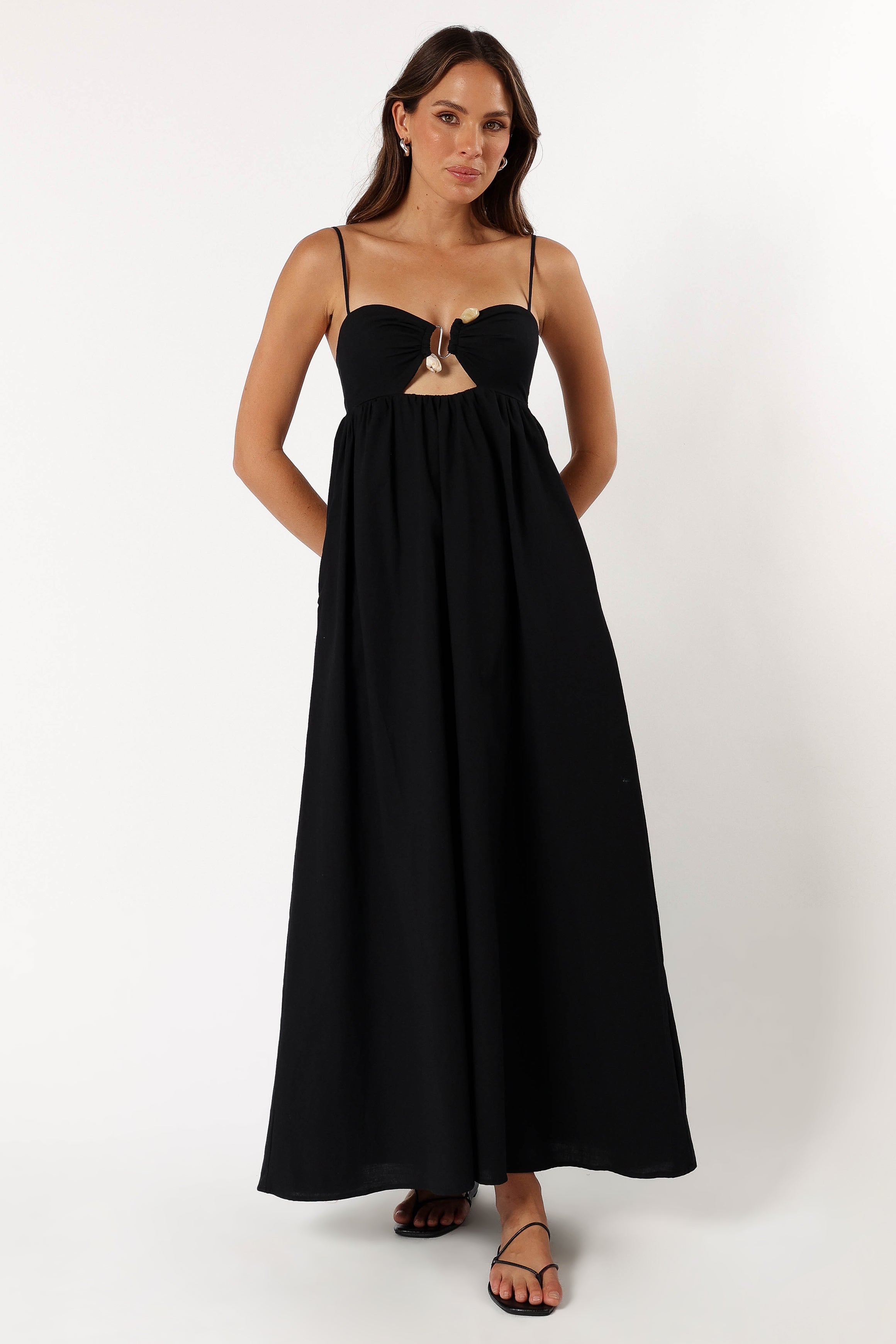 DRESSES @Tanala Maxi Dress - Black (Hold for Euro Summer)
