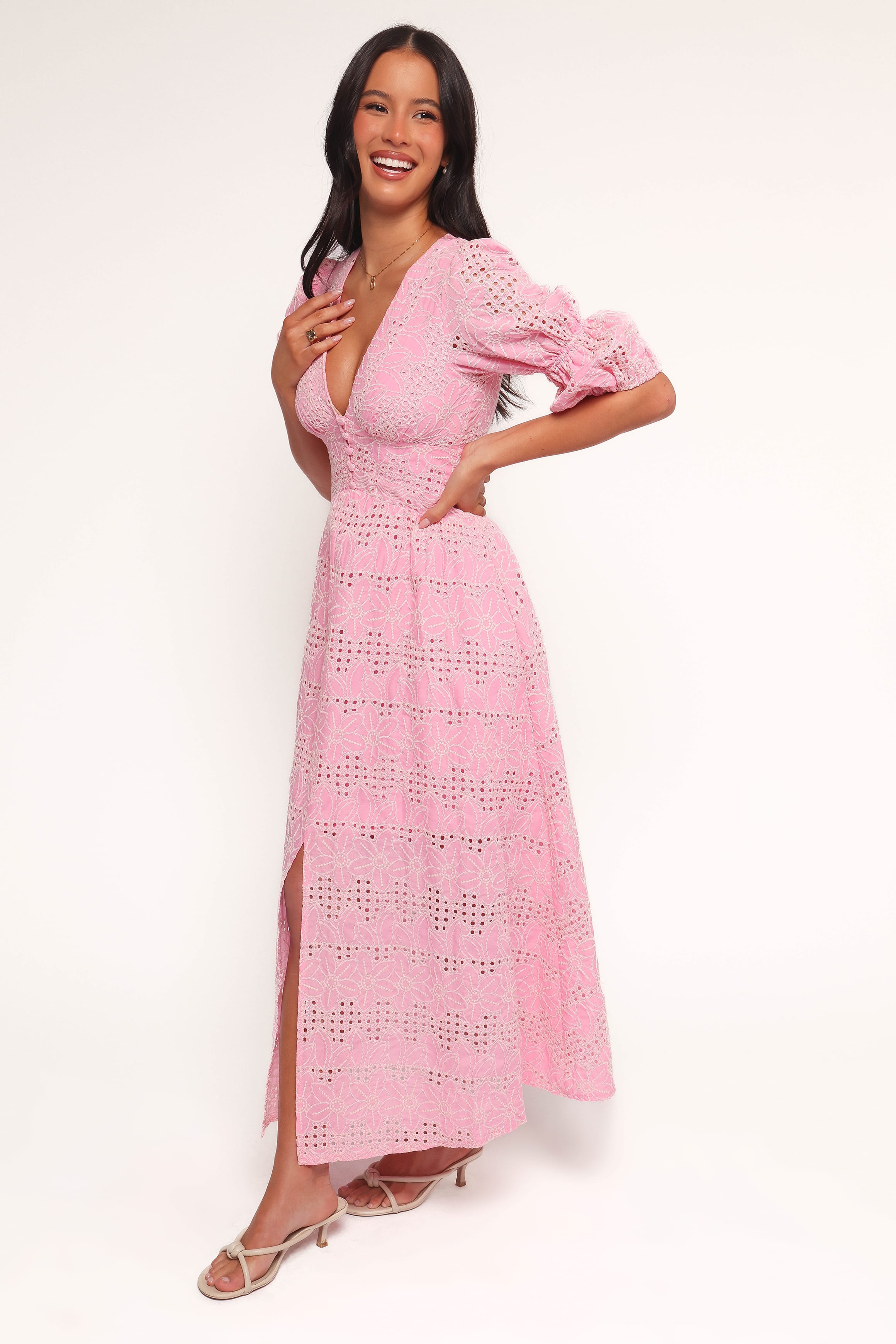DRESSES Tani Midi Dress - Pink