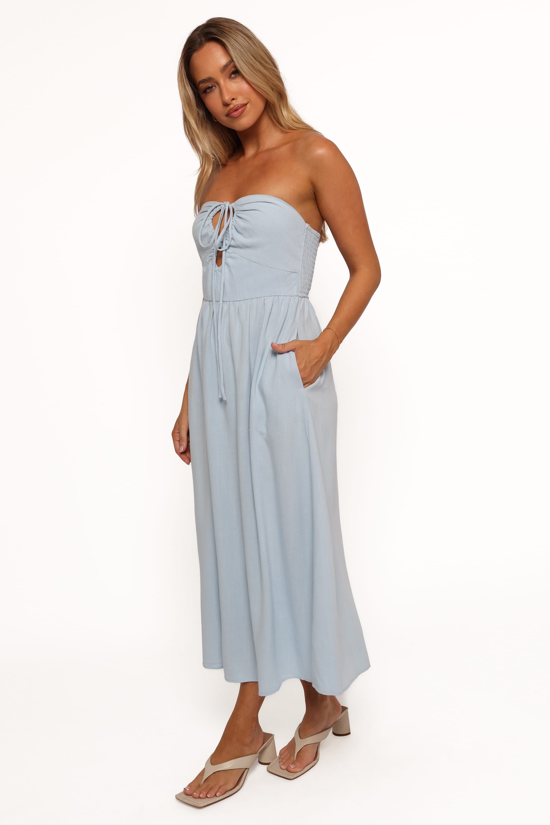 DRESSES Tanner Midi Dress - Light Blue