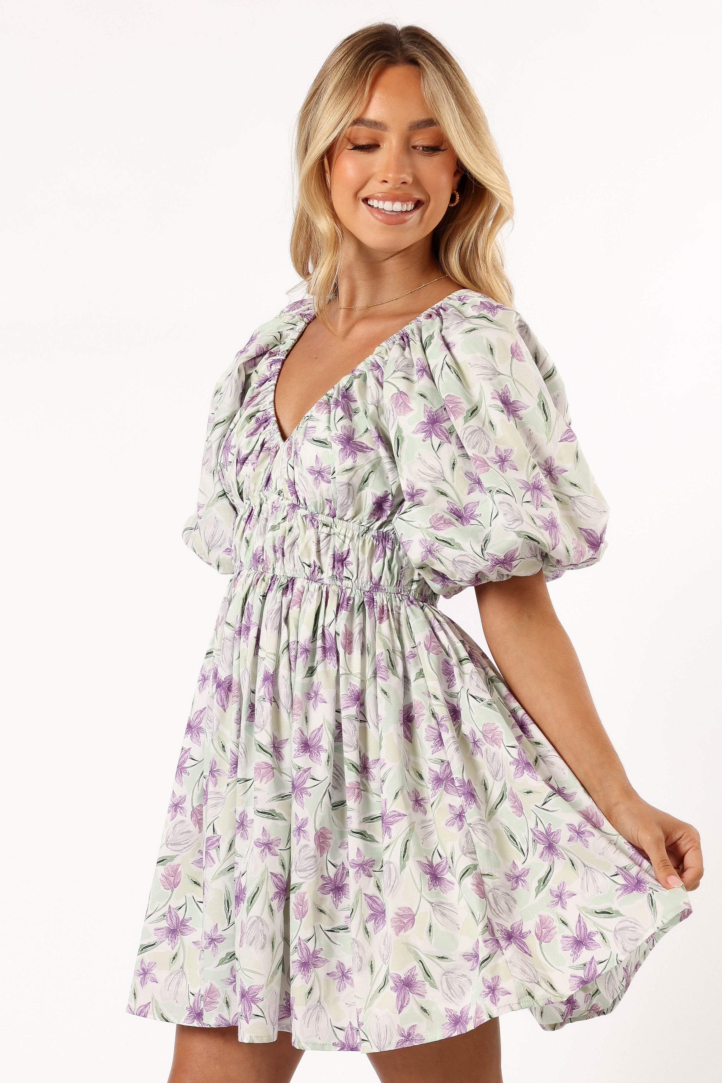 DRESSES @Tenaya Mini Dress - Lavender