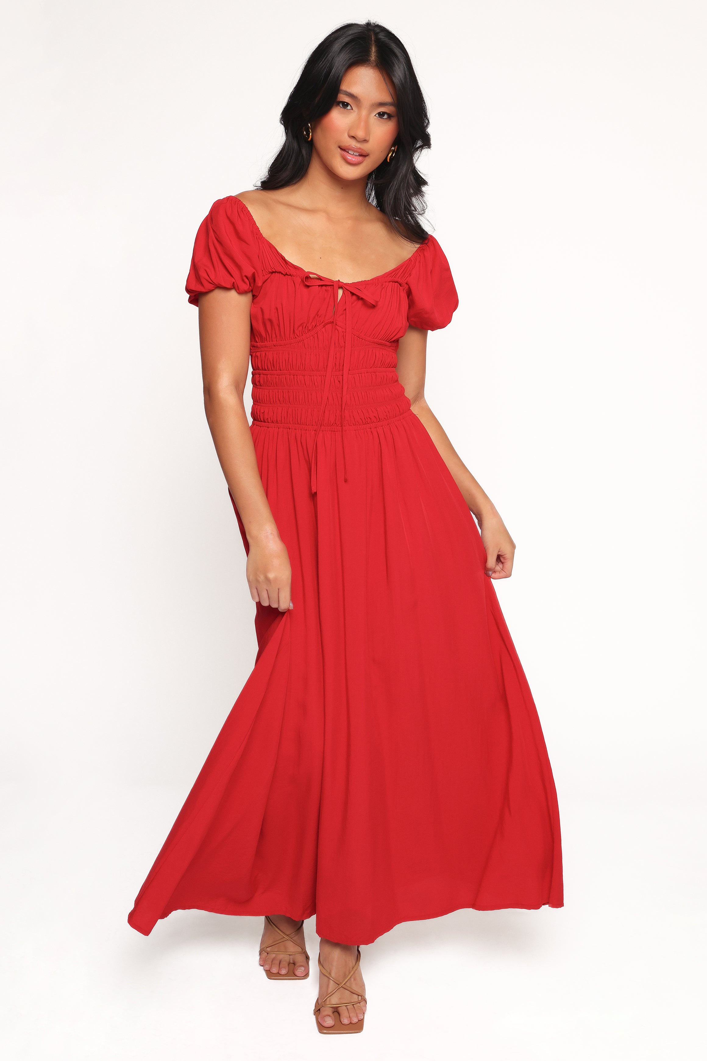 DRESSES Theodora Maxi Dress - Red
