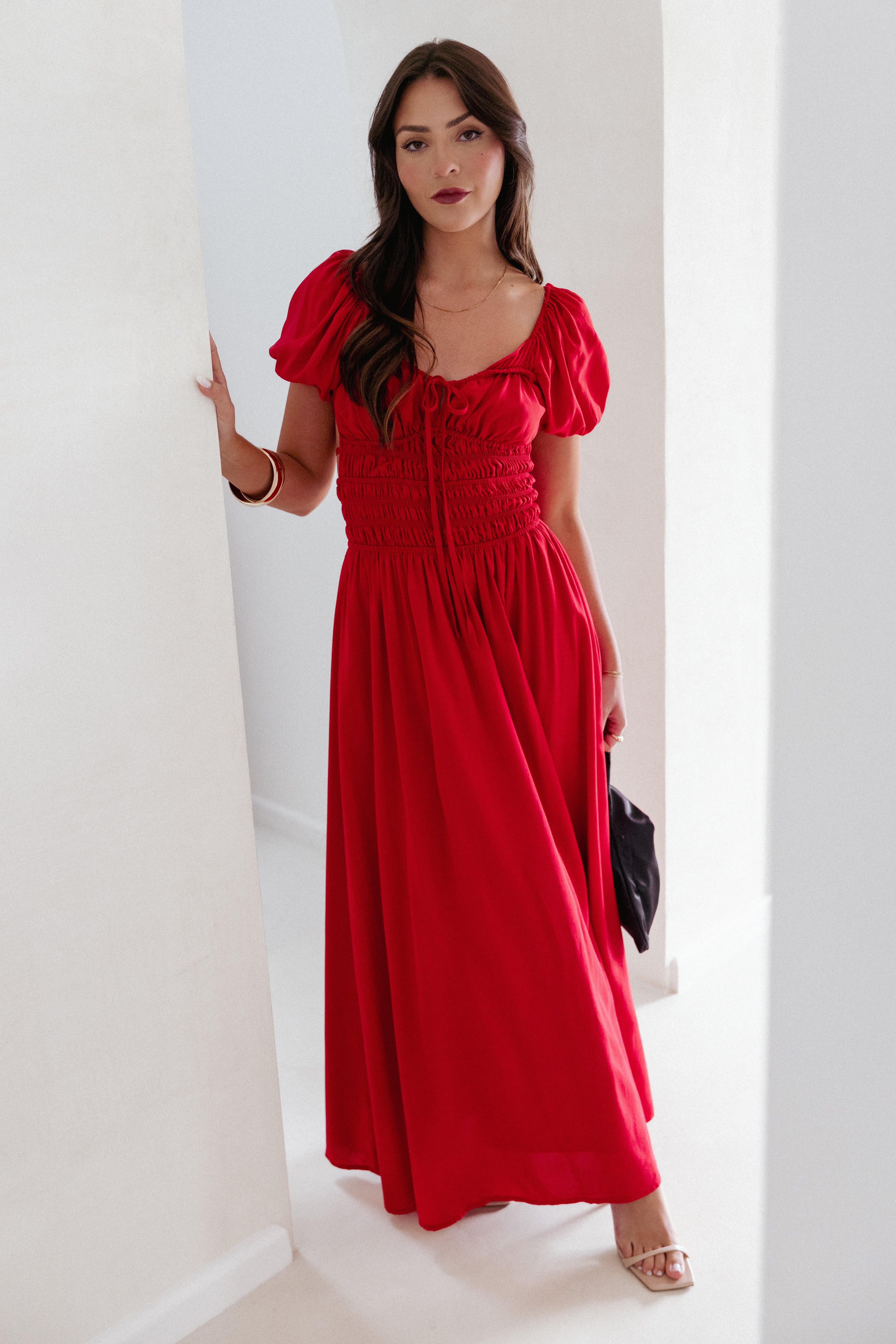 DRESSES Theodora Maxi Dress - Red