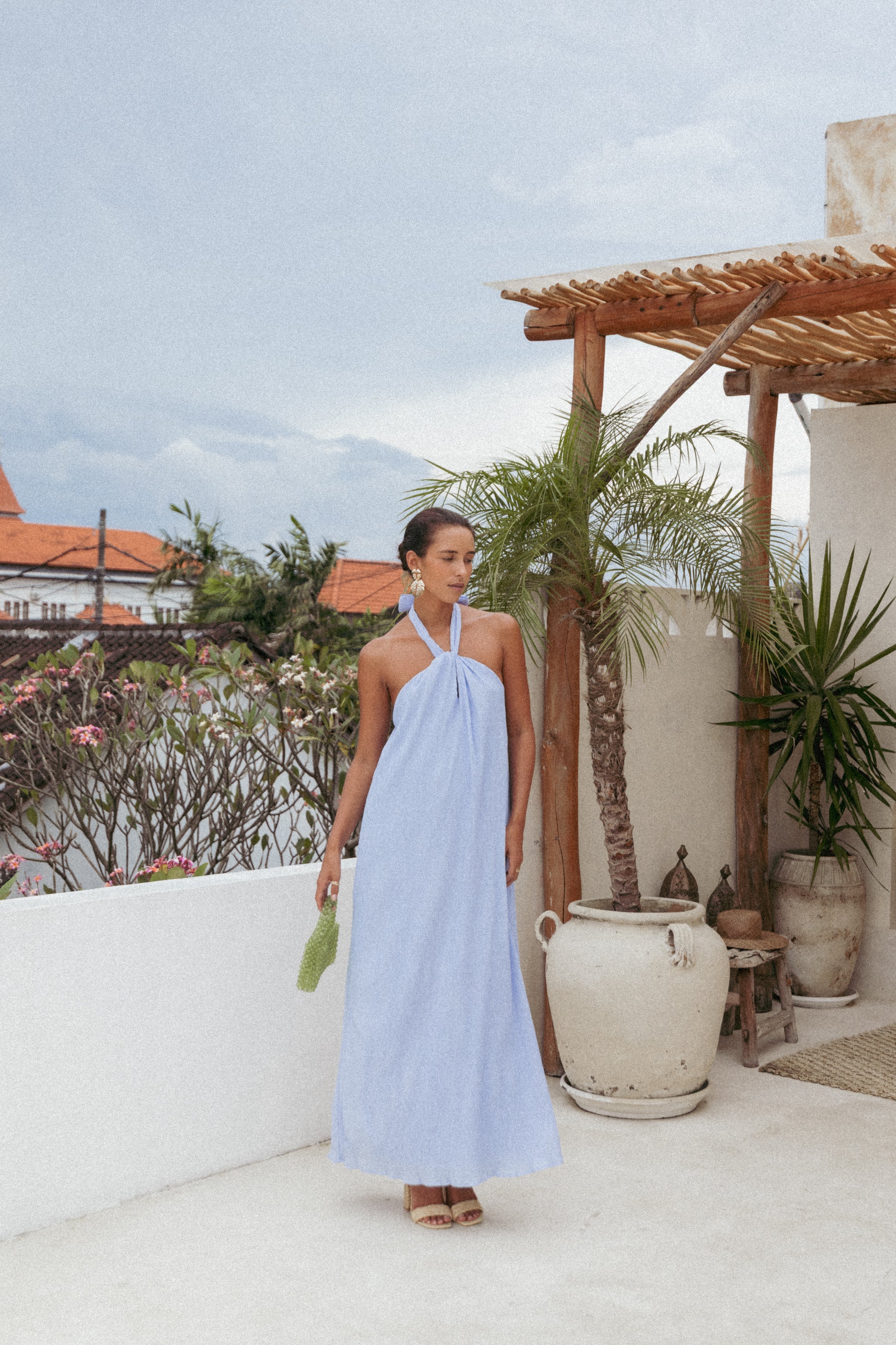 DRESSES Theophania Maxi Dress - Pale Blue