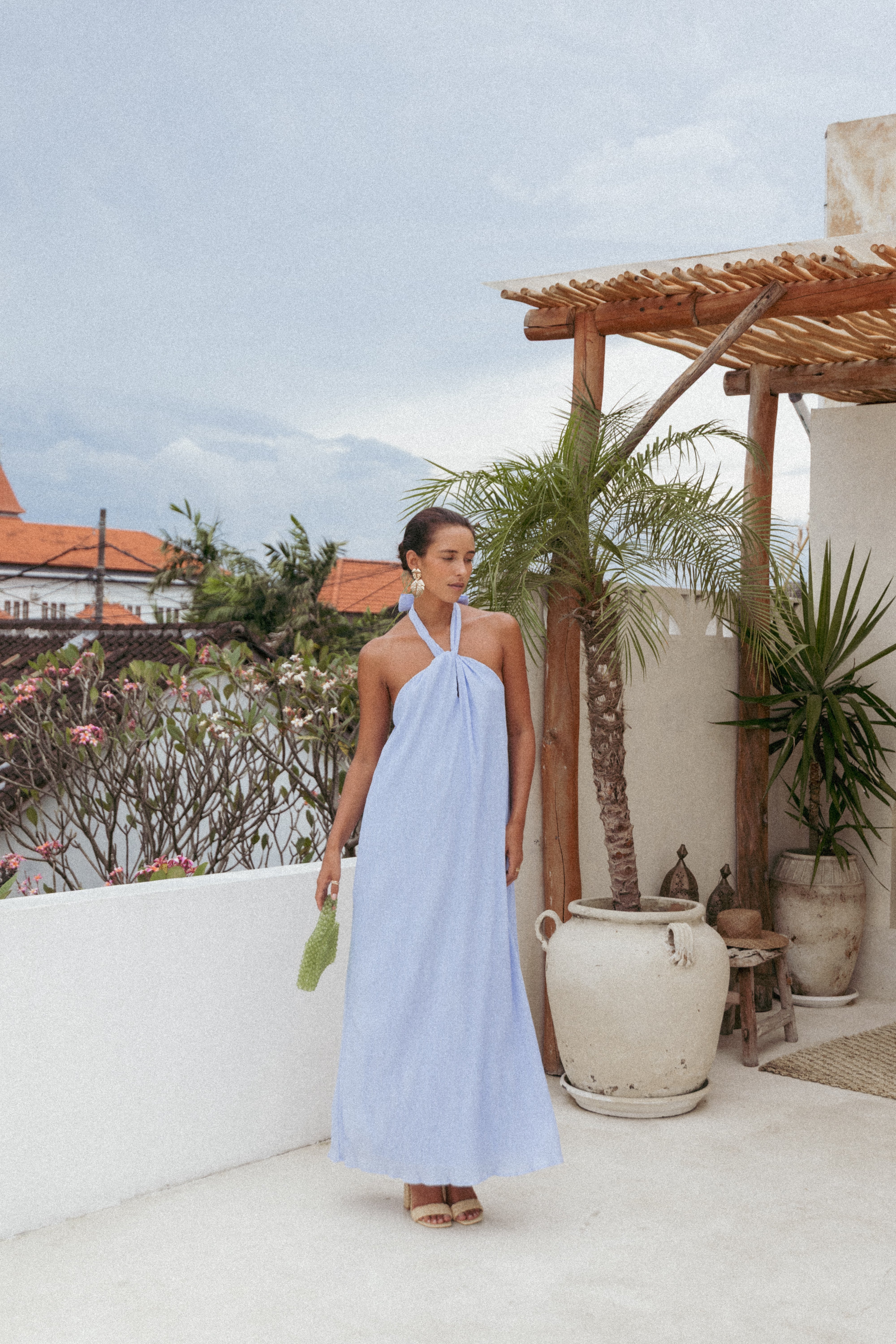 DRESSES Theophania Maxi Dress - Pale Blue