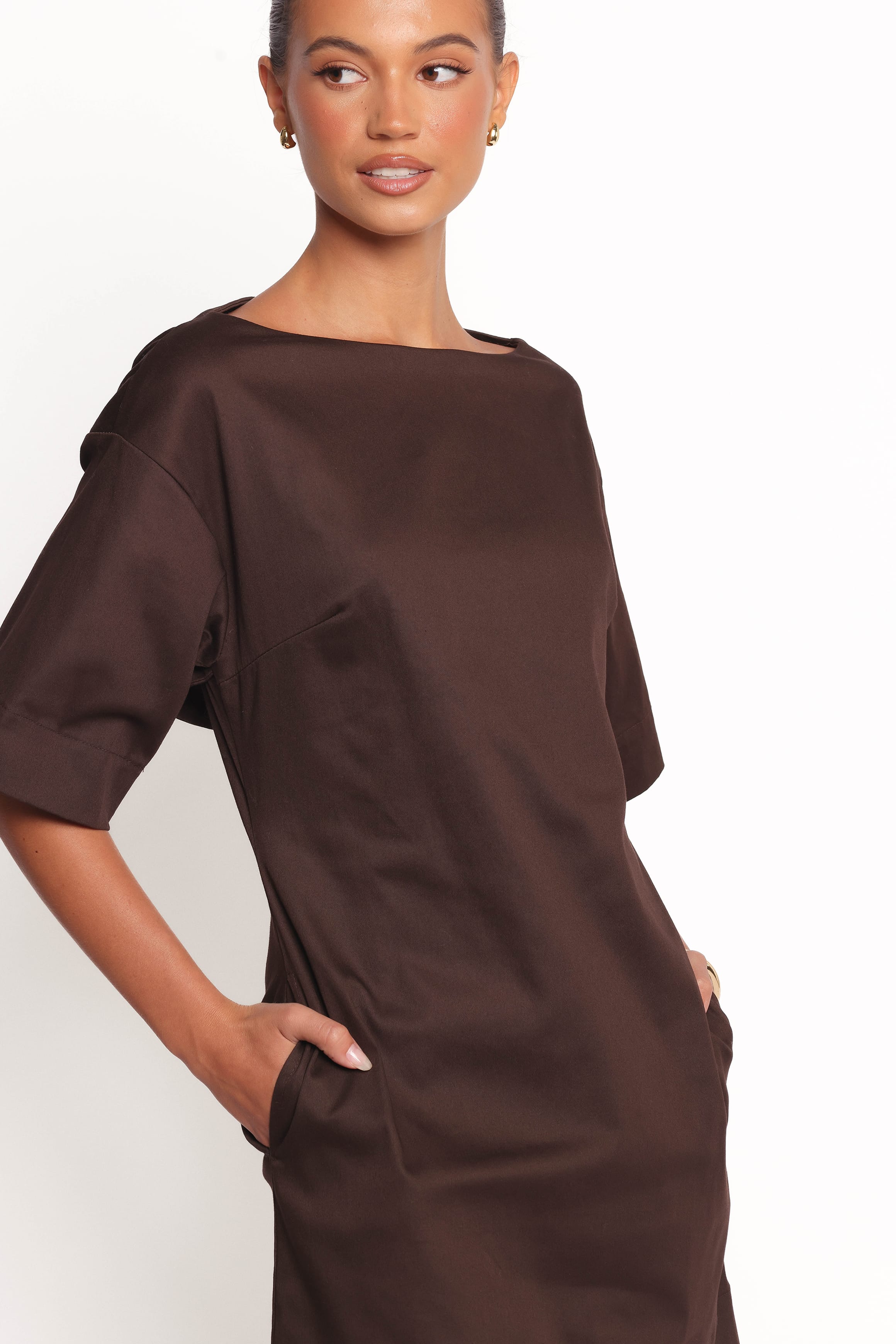 DRESSES Thorne Mini Dress - Chocolate