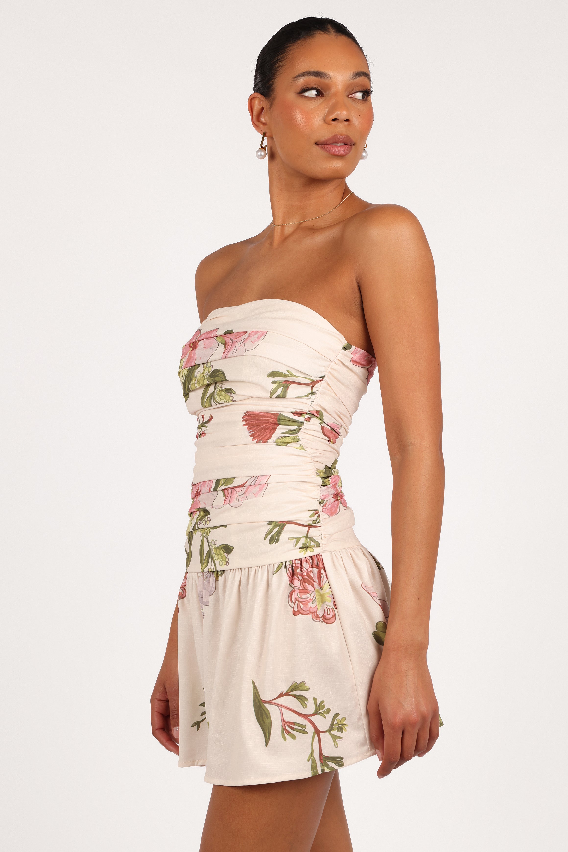 DRESSES Tiff Strapless Mini - Native Flora