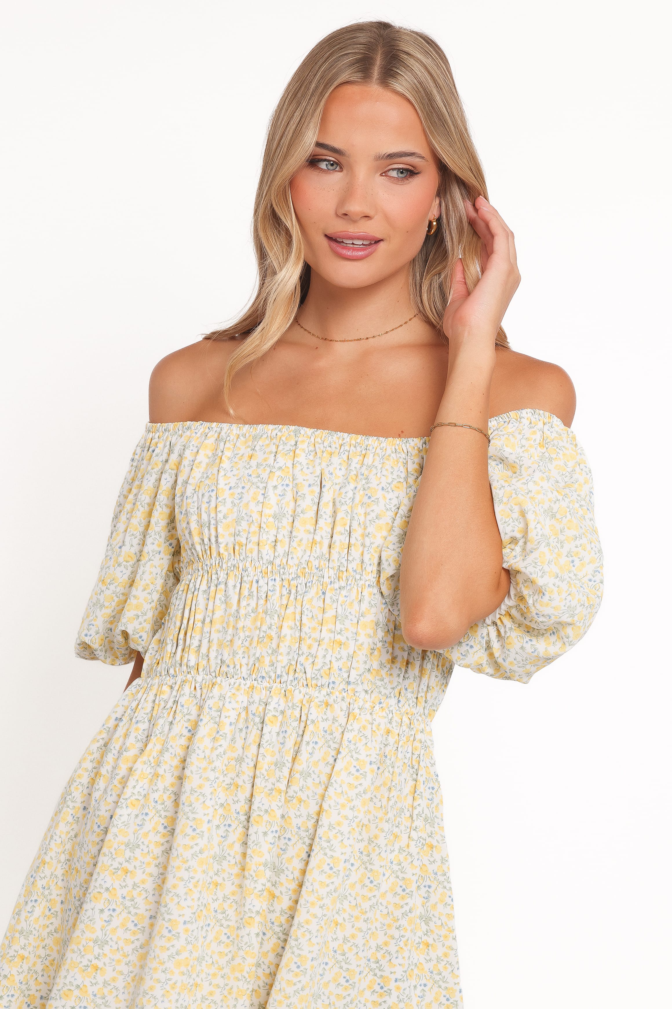 DRESSES Tori Off Shoulder Mini Dress - Floral