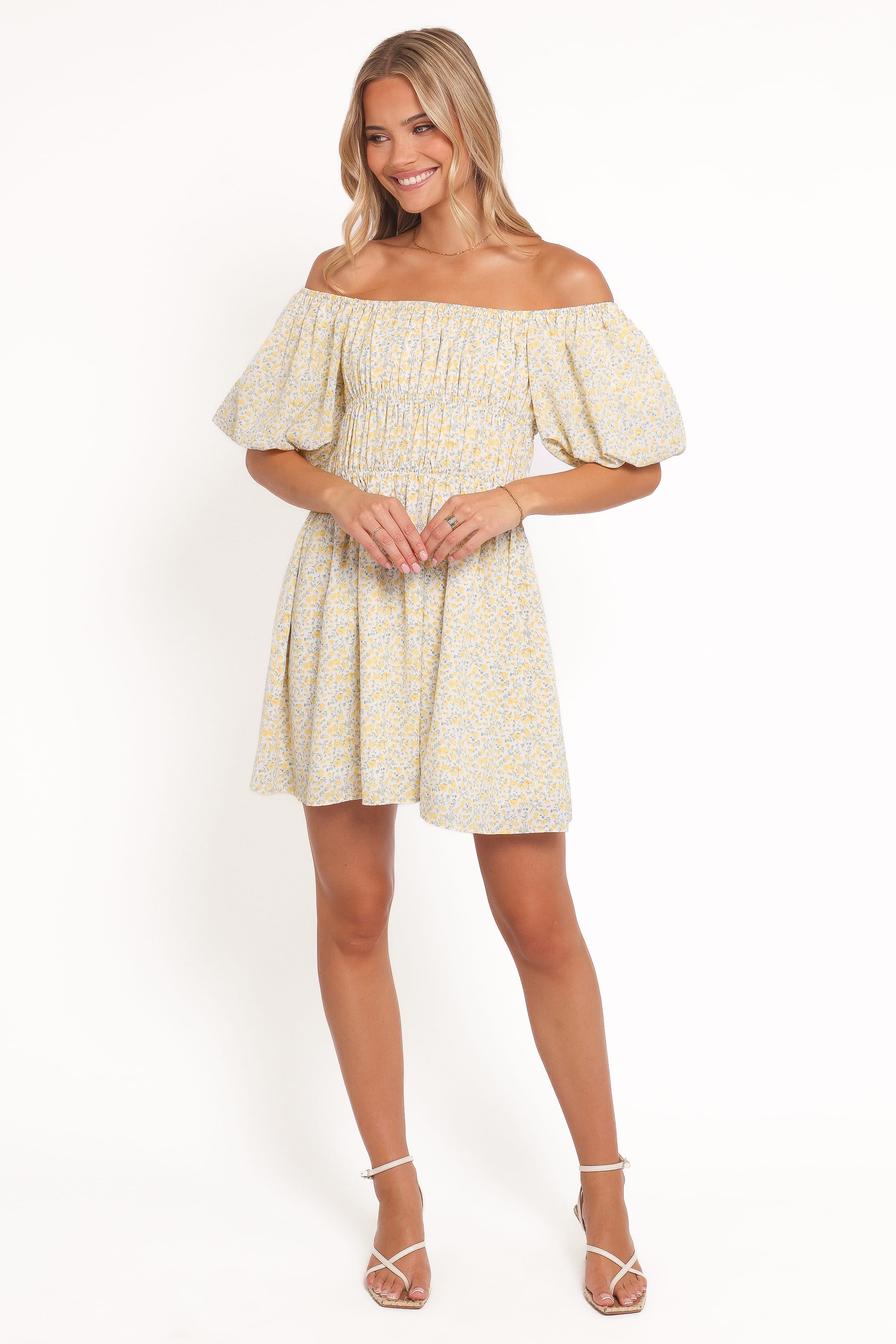 DRESSES Tori Off Shoulder Mini Dress - Floral