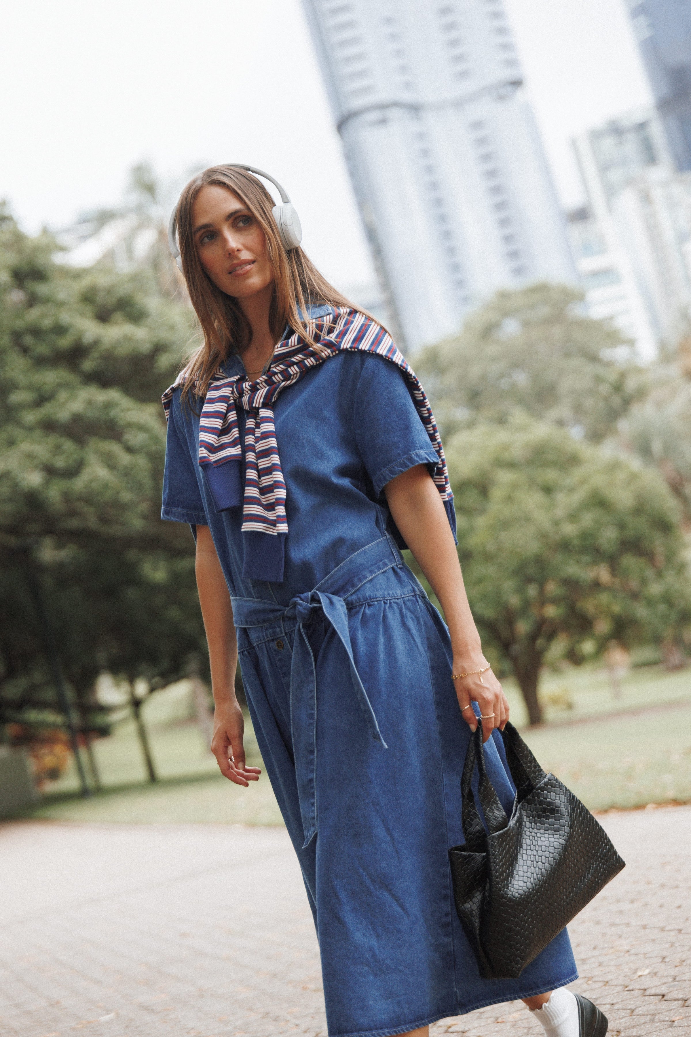 DRESSES Tova Midi Dress - Blue