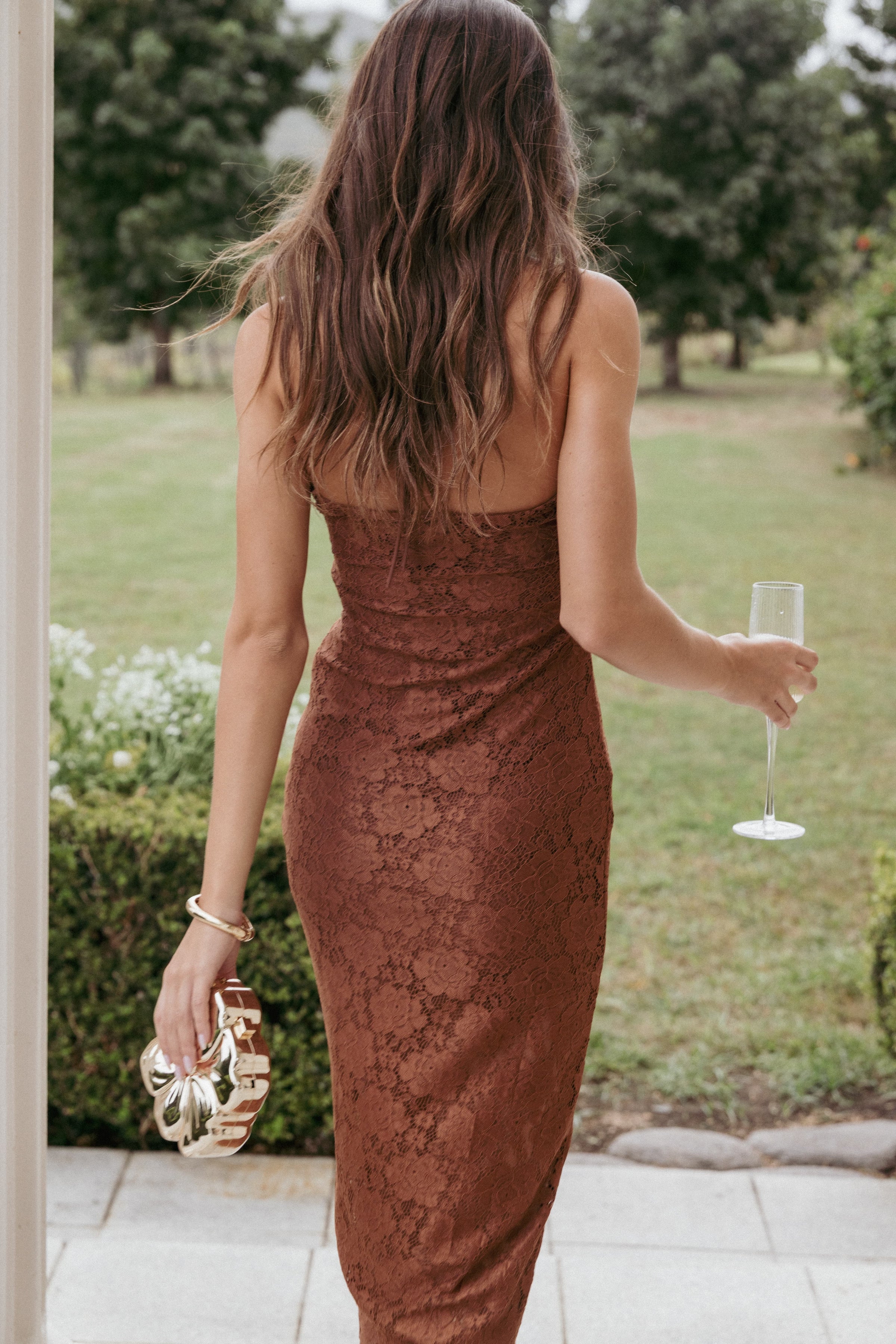 DRESSES Tucker Midi Dress - Brown