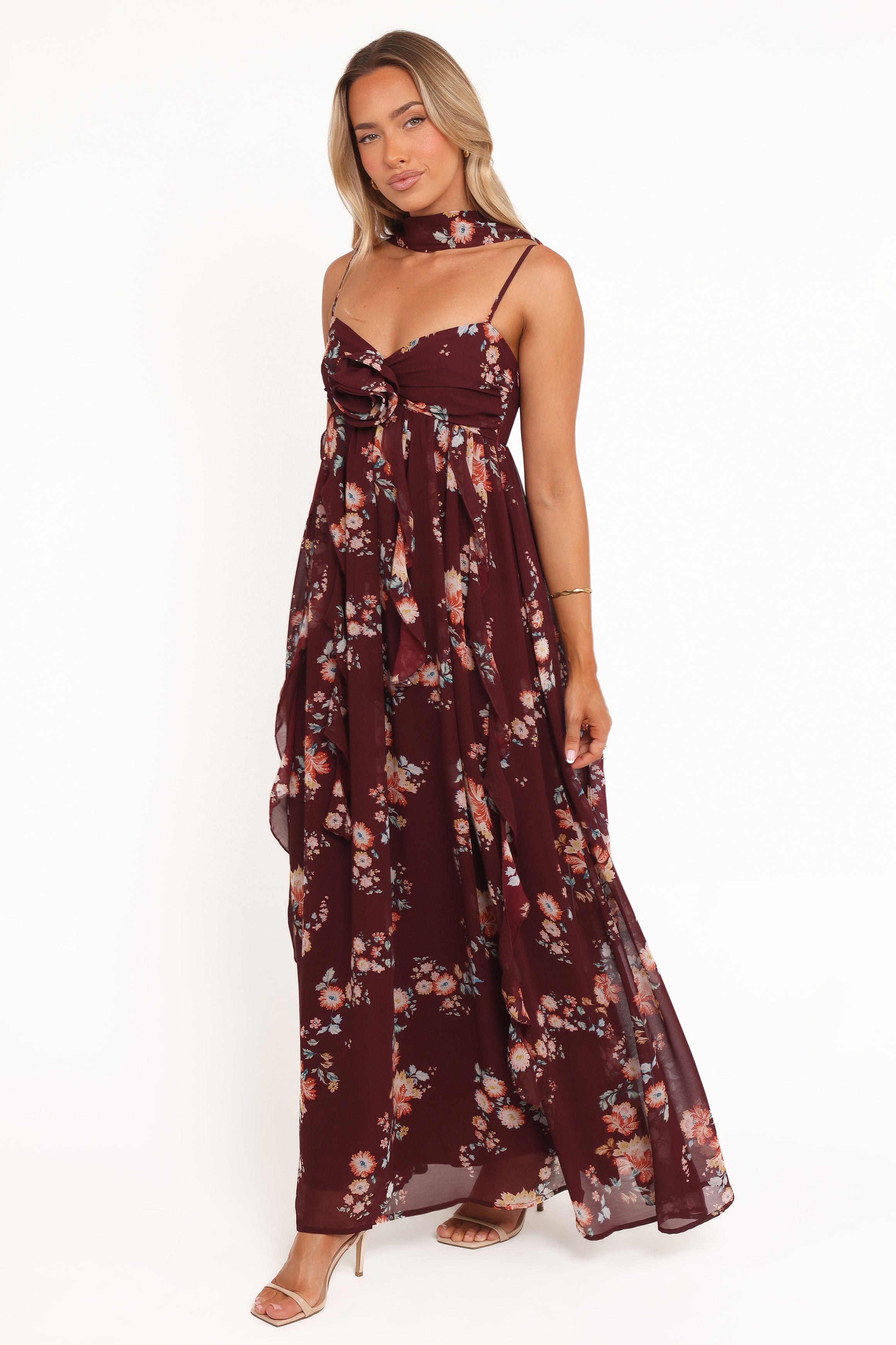 DRESSES Tully Maxi Dress - Berry Floral