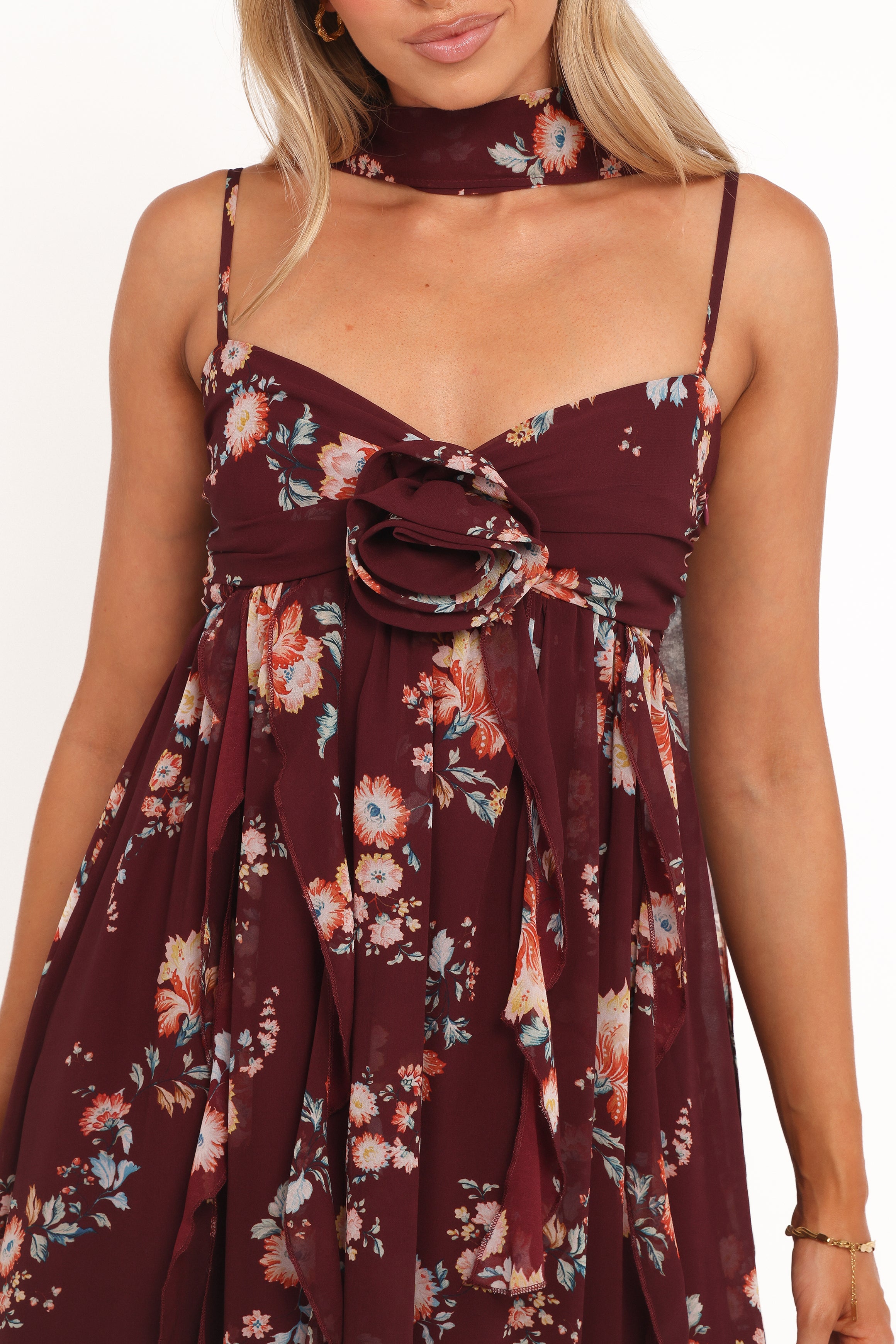 DRESSES Tully Maxi Dress - Berry Floral